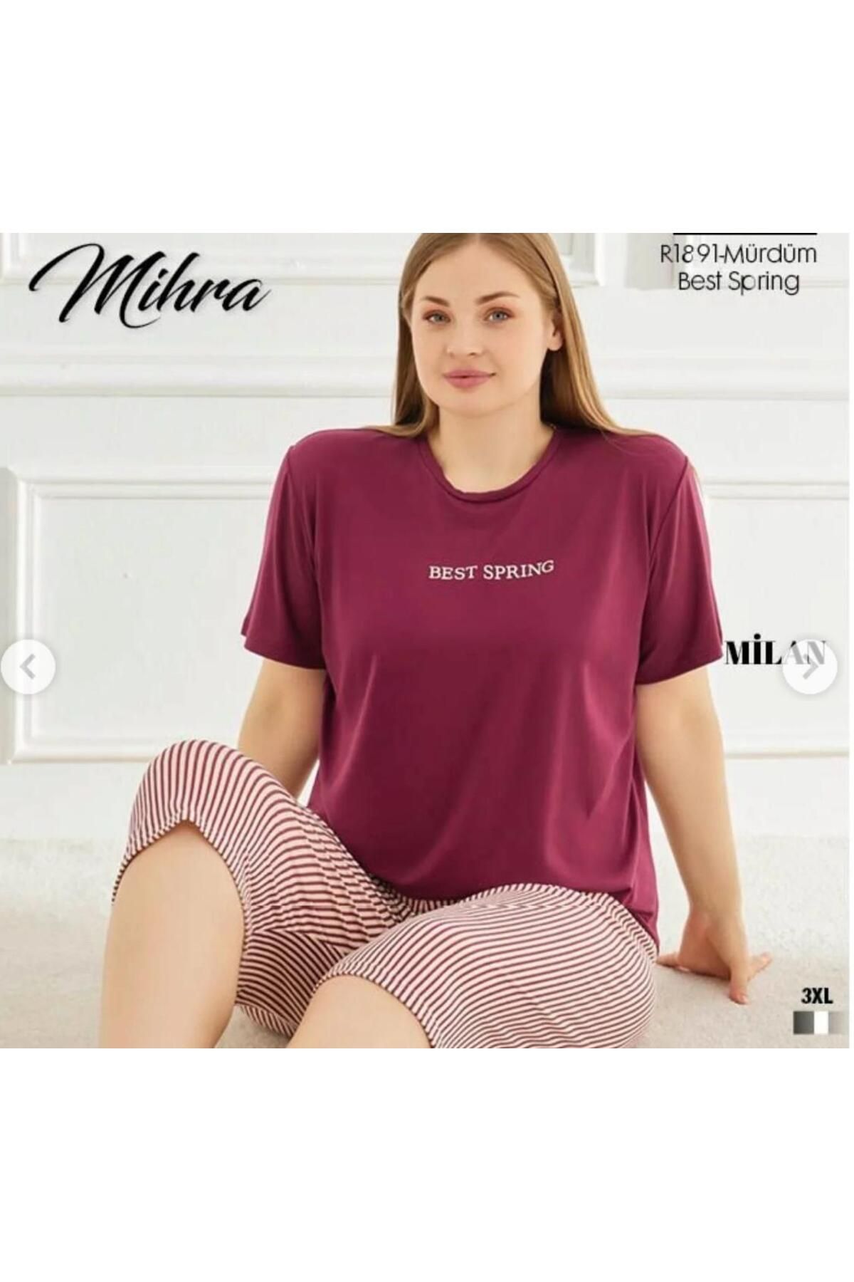 Mihra Kadın Büyük Beden Pijama Takımı