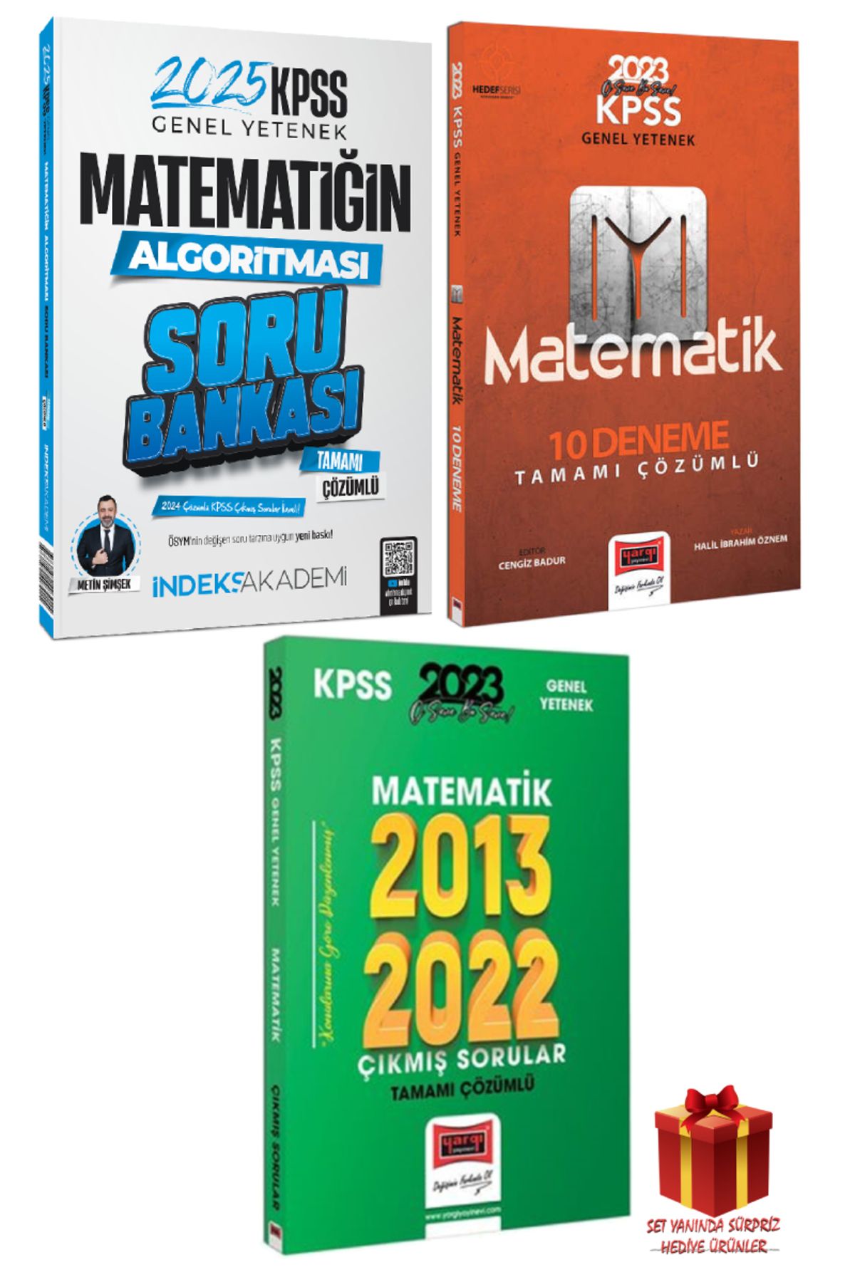 İndeks Akademi 2025 İndeks Akademi KPSS Matematik Soru Bankası+Matematik Deneme+Matematik Çıkmış Sorular