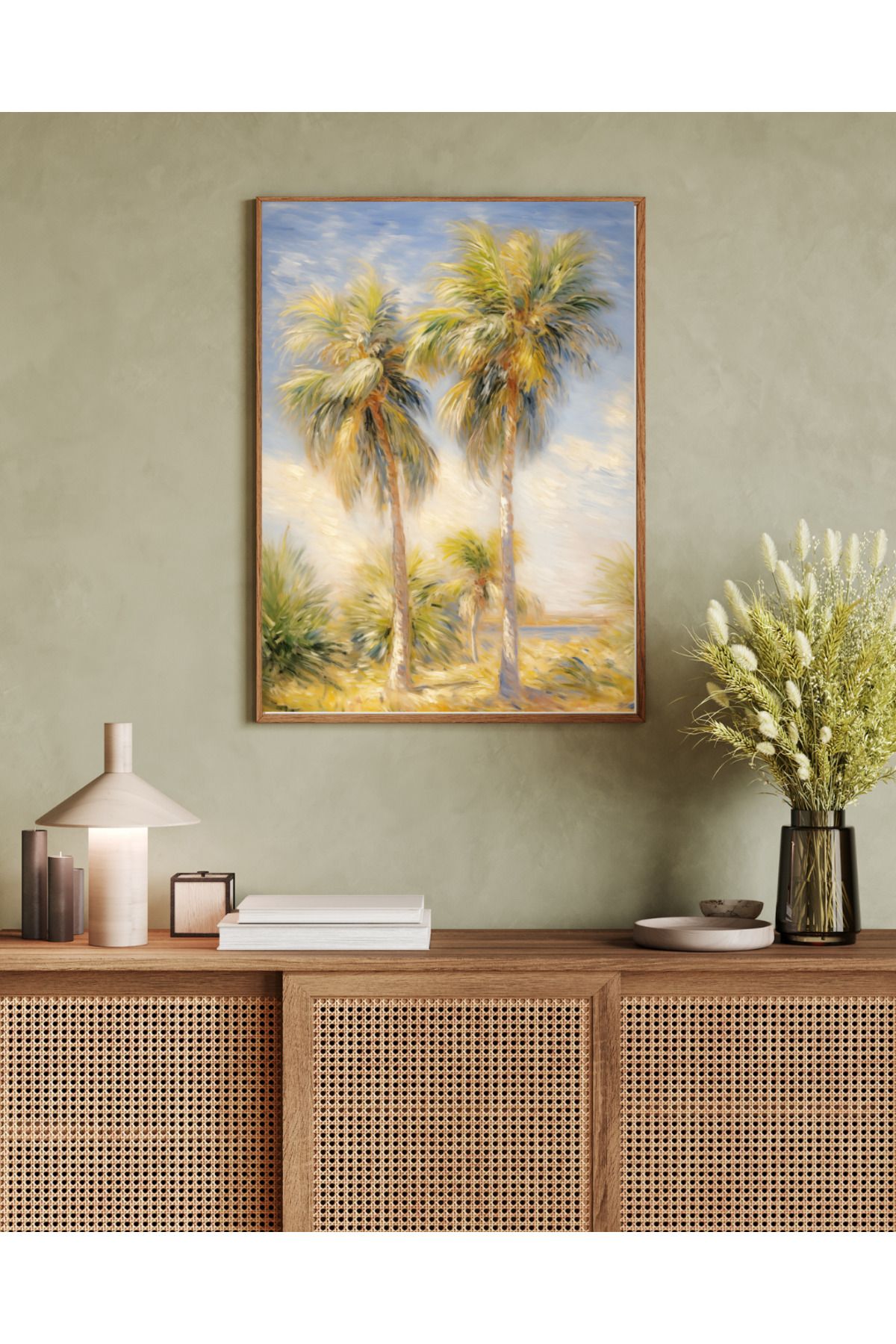 woodhomeworks tek parça salon ofis dekor tablo