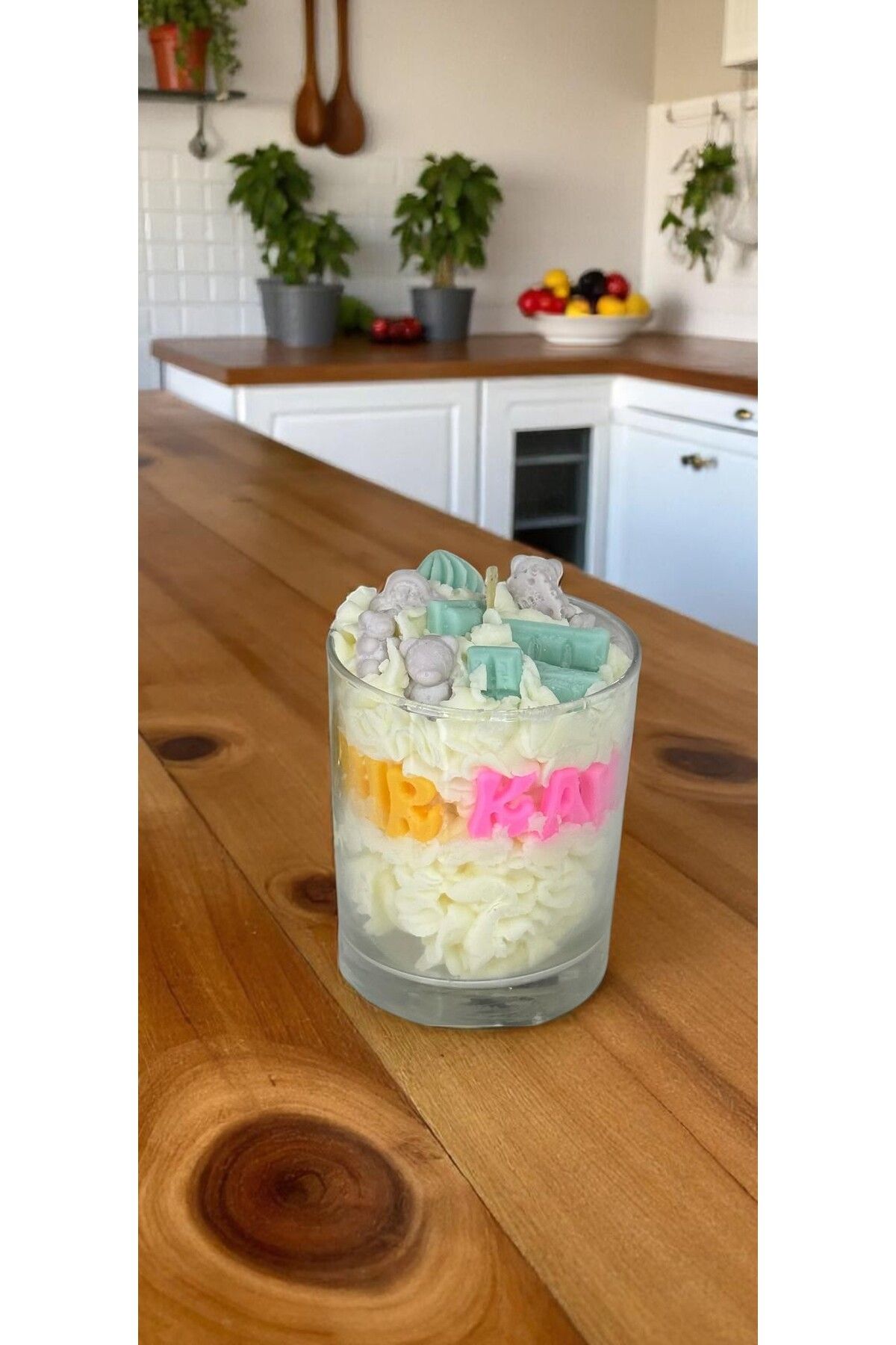 Handmade Kişiye Özel İsimli Mum