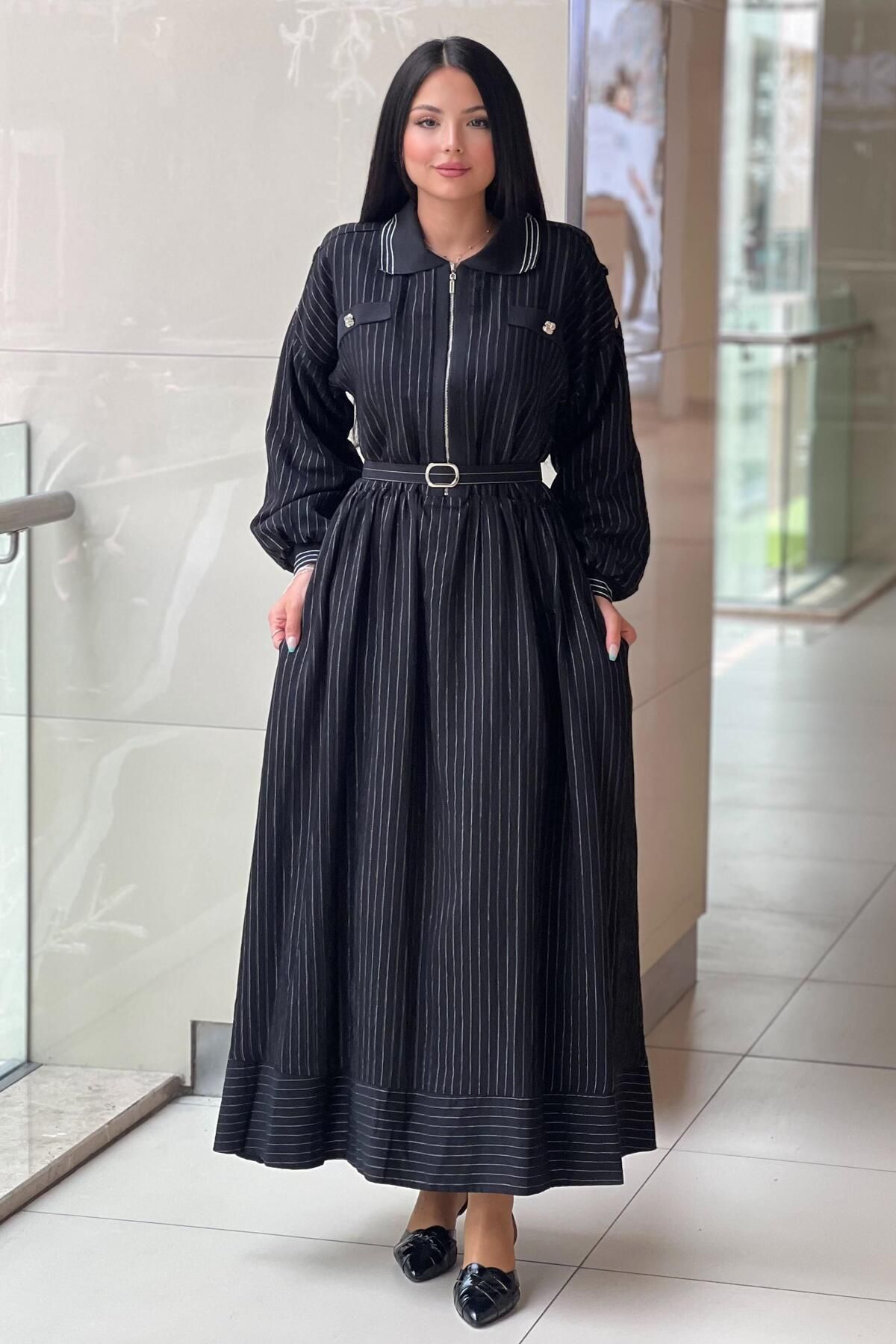 senna İvory Dress Elbise