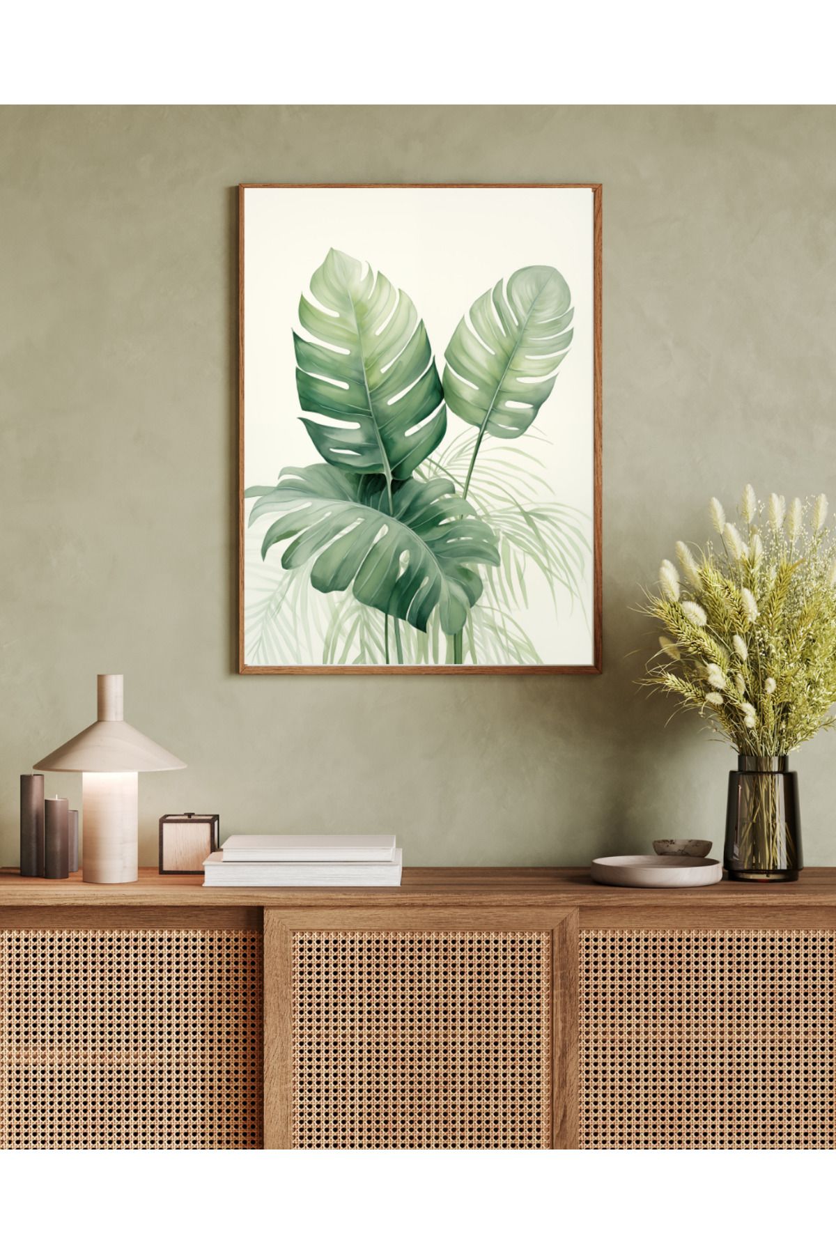woodhomeworks tek parça salon ofis dekor tablo