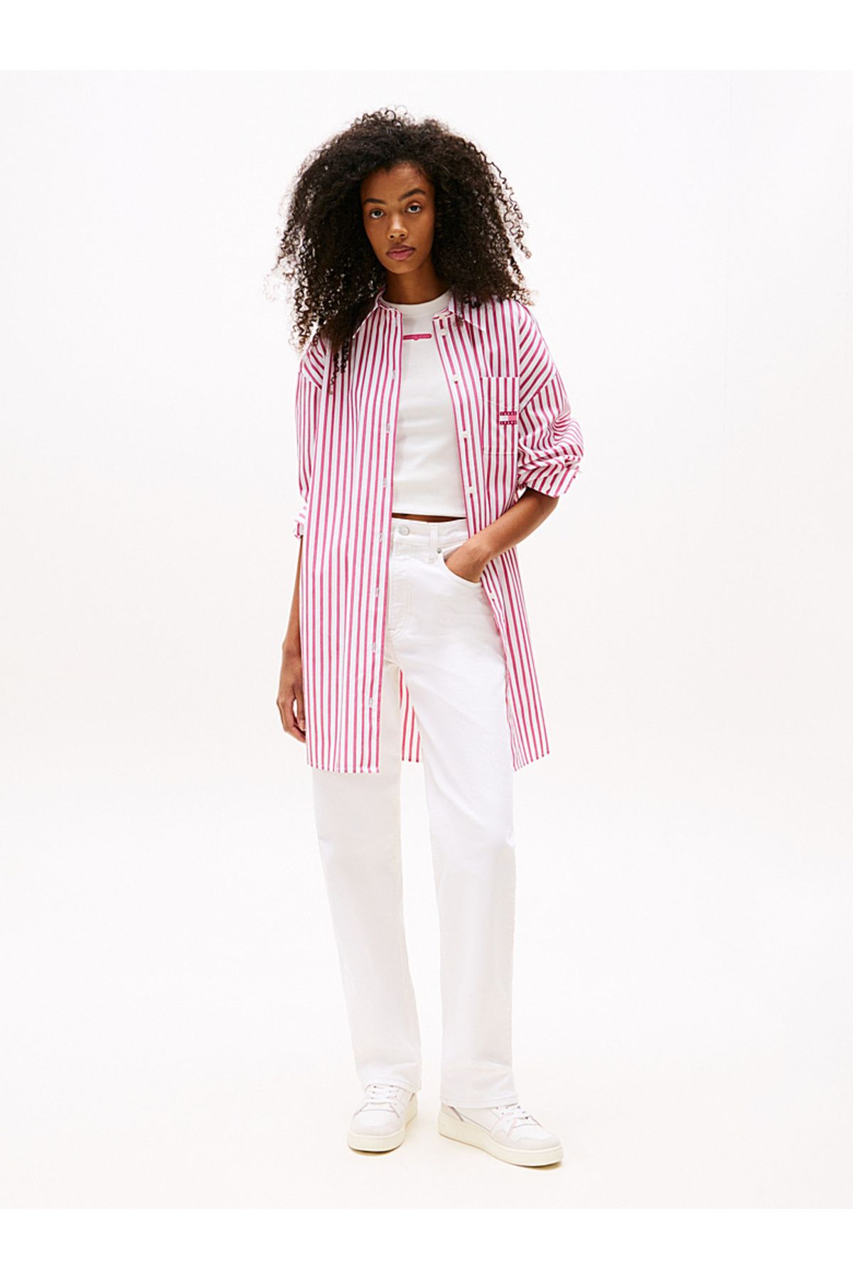 Tommy Hilfiger Oversized Mini Shirt Dress
