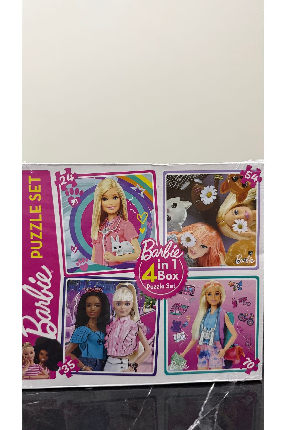 Dore Always Barbie 4 lü Puzzle Set