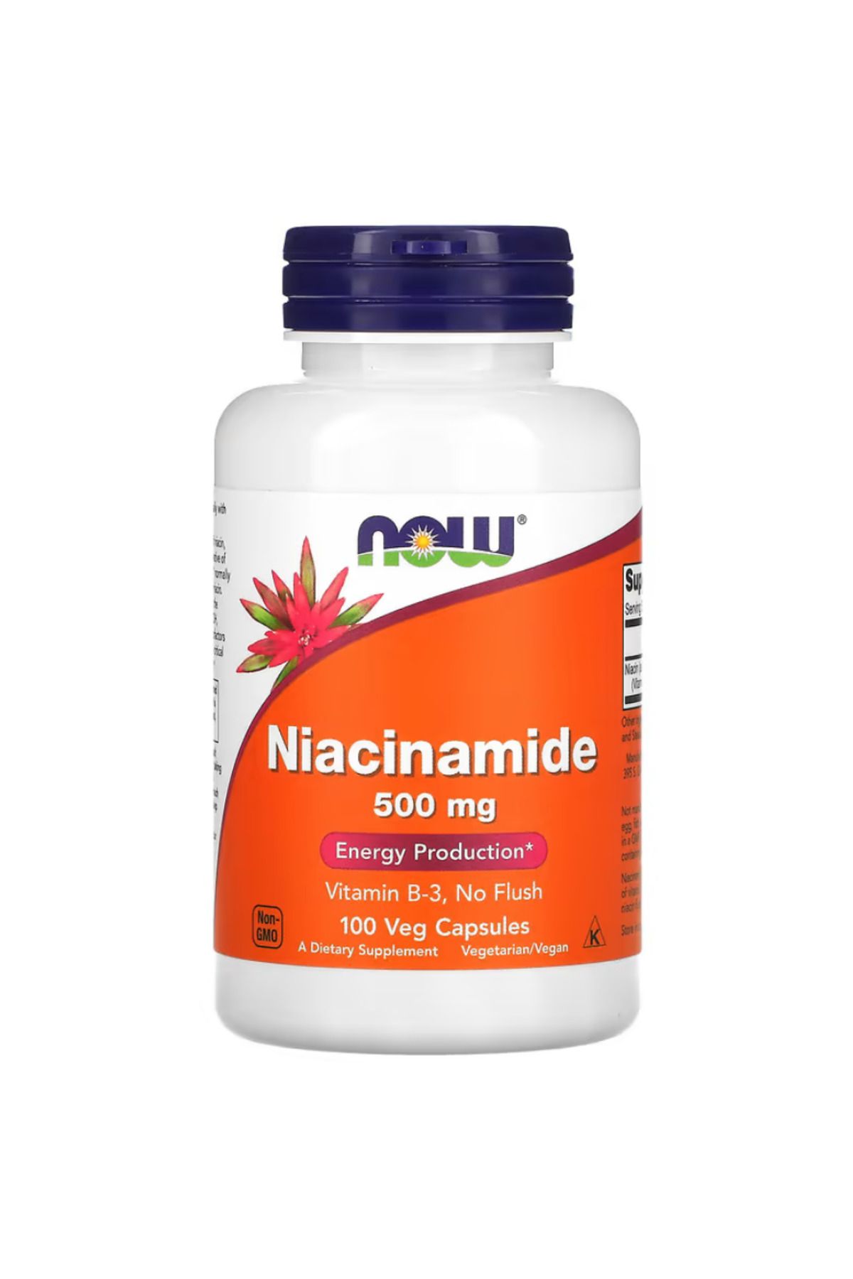 Now Foods , Niacinamide, 500 mg, 100 Veg Capsules