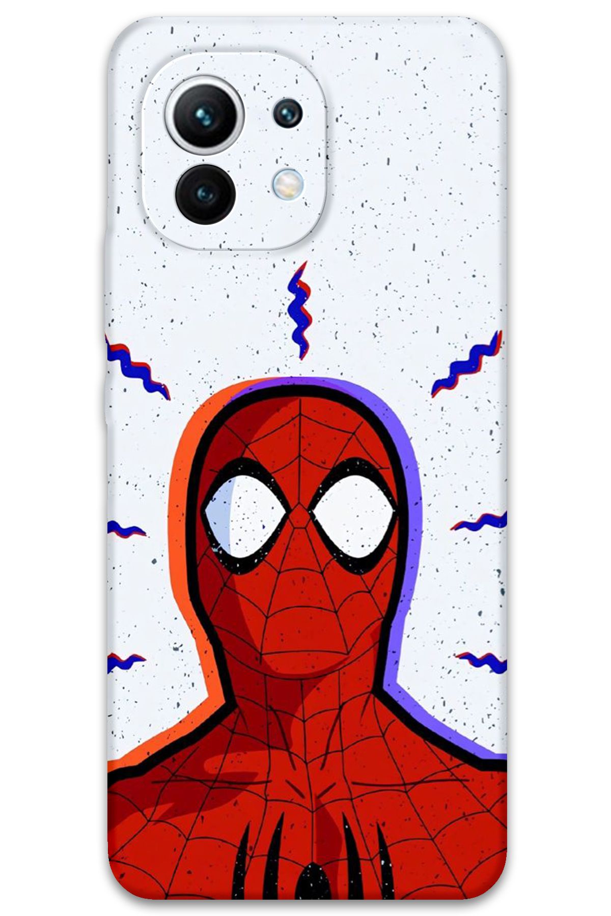 Gramaphone Xiaomi Mi 11 Uyumlu Spiderman Desenli Telefon Kılıfı + Ekran Koruyucu - 5830
