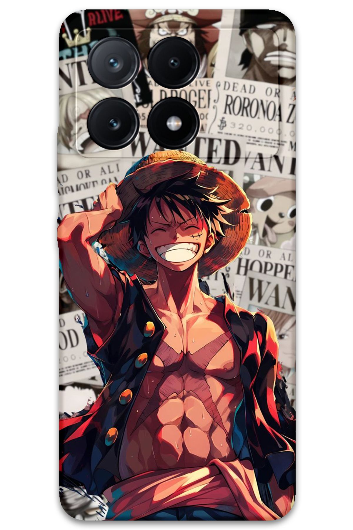 Gramaphone Poco x6 Pro Uyumlu Anime Desenli Telefon Kılıfı + Ekran Koruyucu - 5754