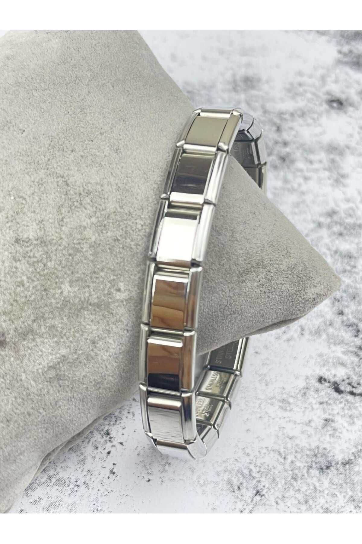DİAPANTE Paslanmaz Çelik Charm Uyumlu Unisex Bileklik Zamansız Trend Tasarım Anlam Sevgili Özel Gün Hediye