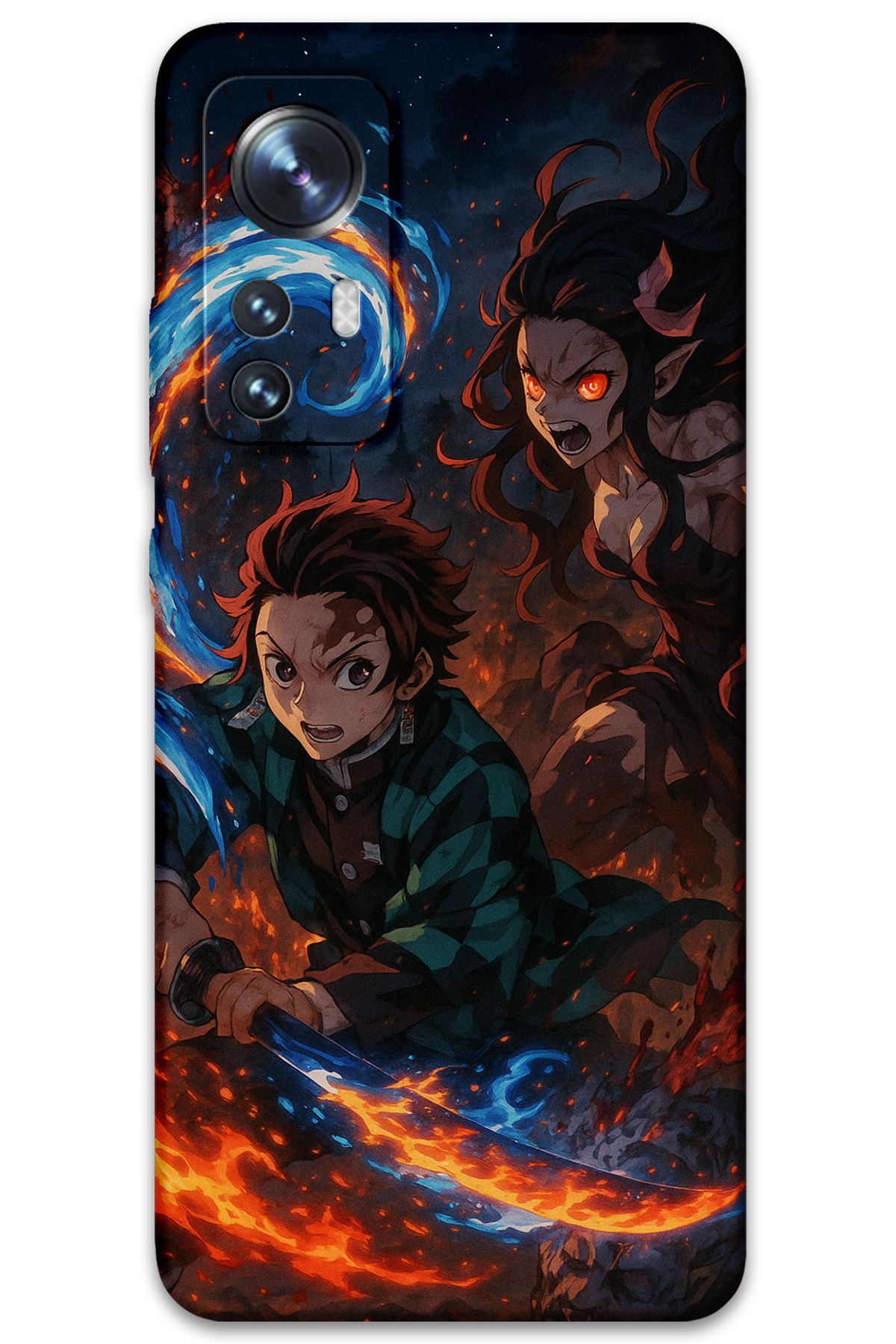 Gramaphone Xiaomi Mi 12 Pro Uyumlu Anime Desenli Telefon Kılıfı + Ekran Koruyucu - 5745