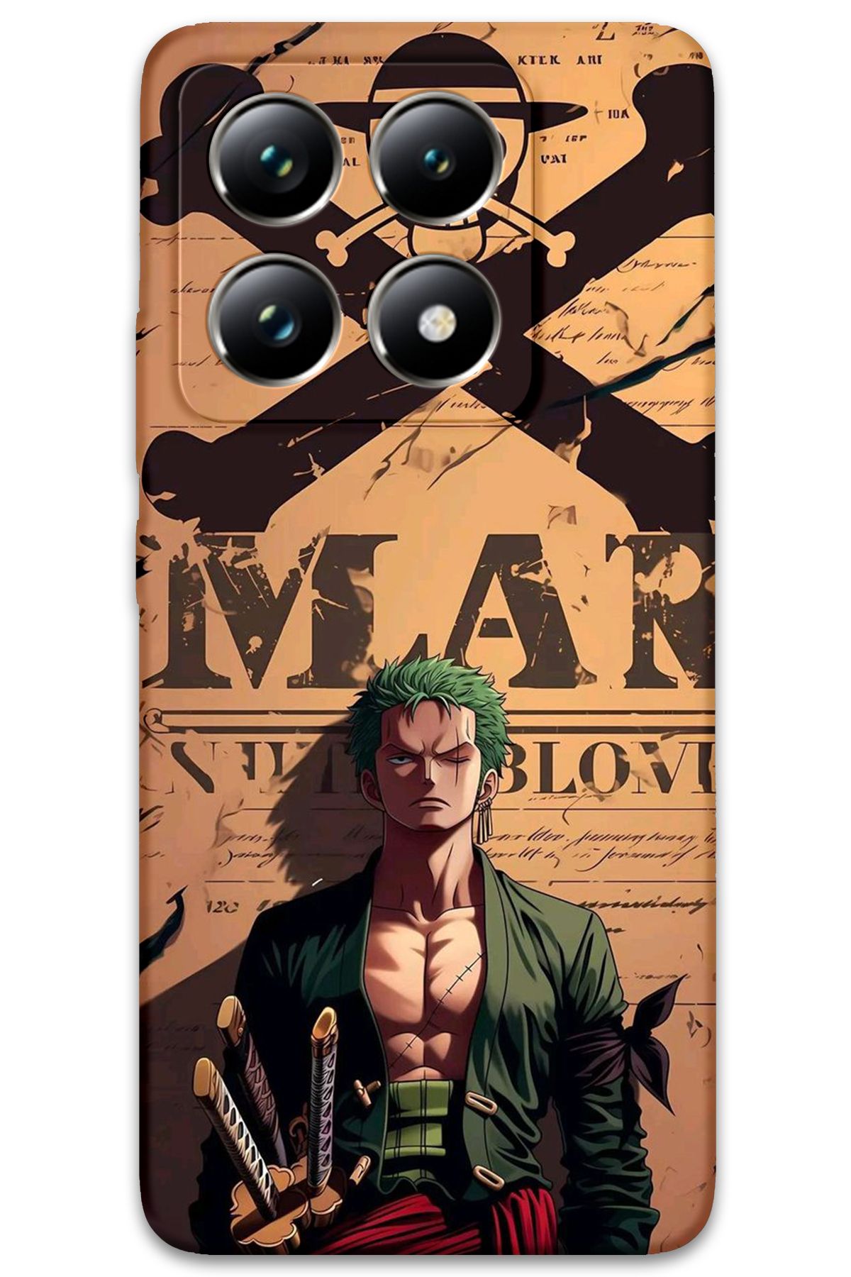 Gramaphone Xiaomi Mi 14T Pro Uyumlu Anime Desenli Telefon Kılıfı + Ekran Koruyucu - 5755