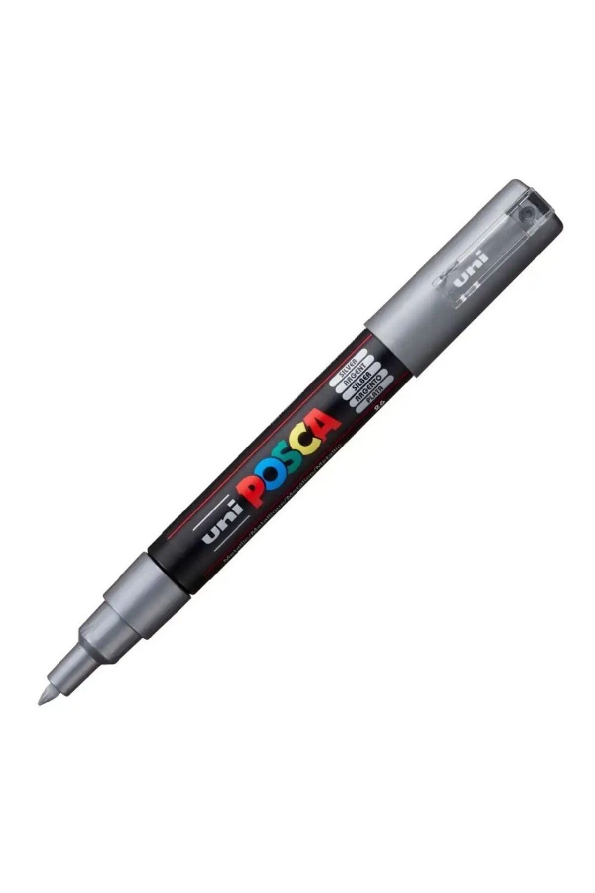 Uni Posca Posca Akrilik Marker Pc-1m (0.7MM) Metalik Gümüş