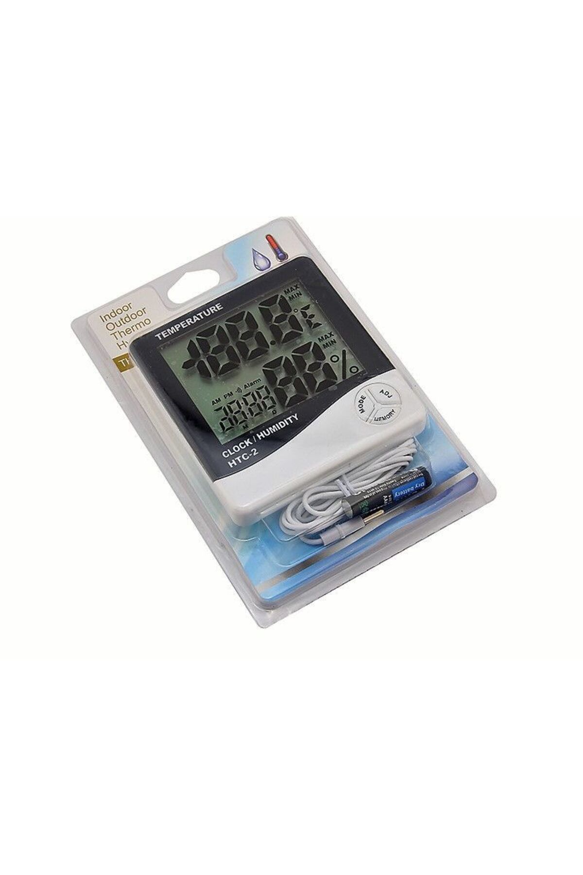 MNG-Clock with digital display and outdoor sensor - HTC-2 3