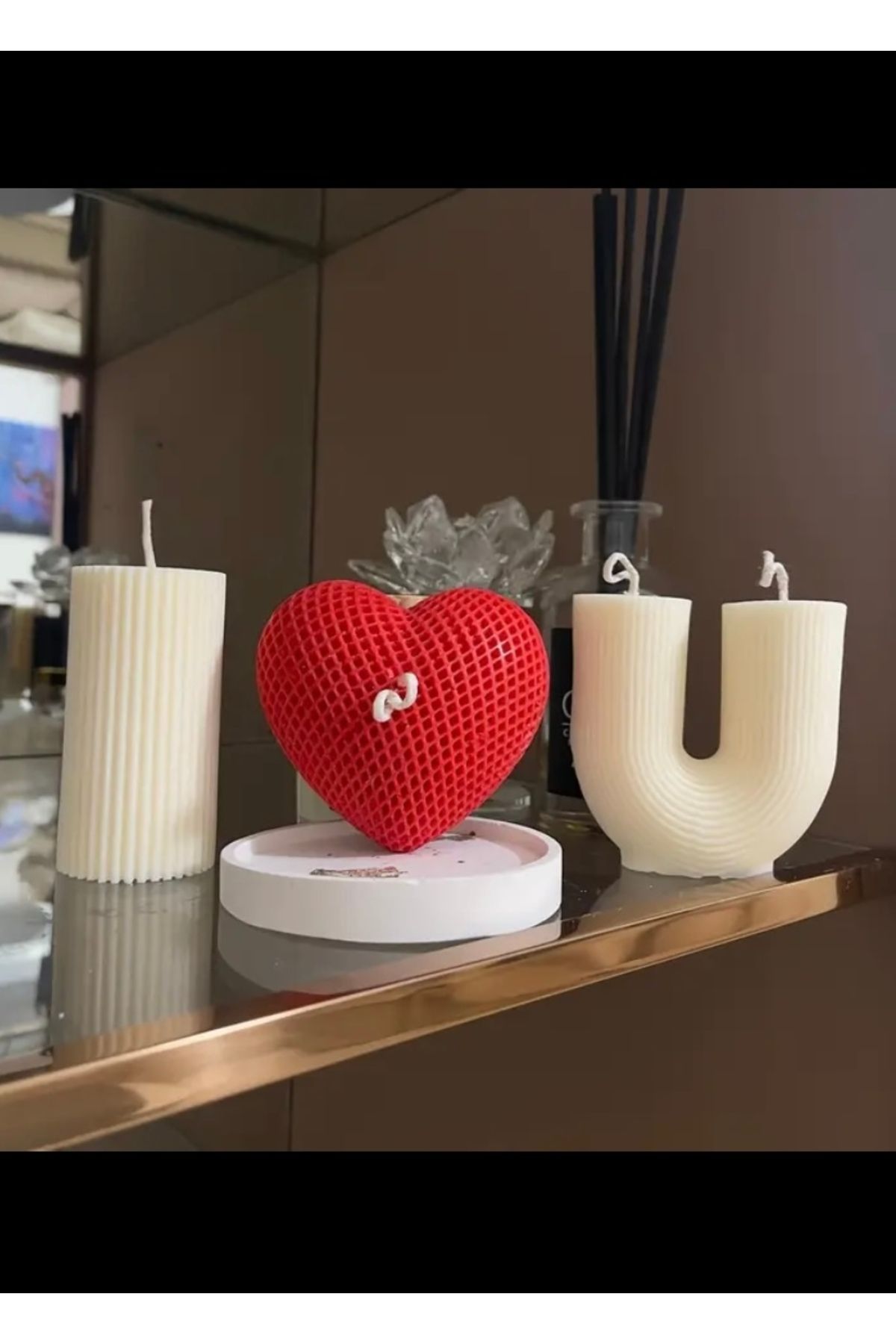 Home I Love You Mum Karışık Çiçek Kokulu Banyo Oda Ünitelik Şık Mumluk Pinterest Tasarım