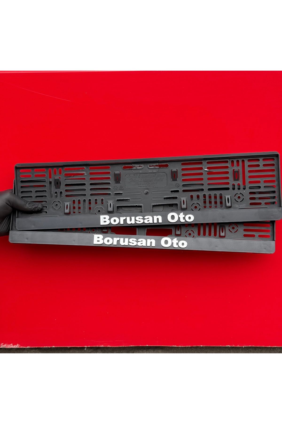 Korkmaz Oto Market & Aksesuar Borusan Oto Plakalık 2 Adet