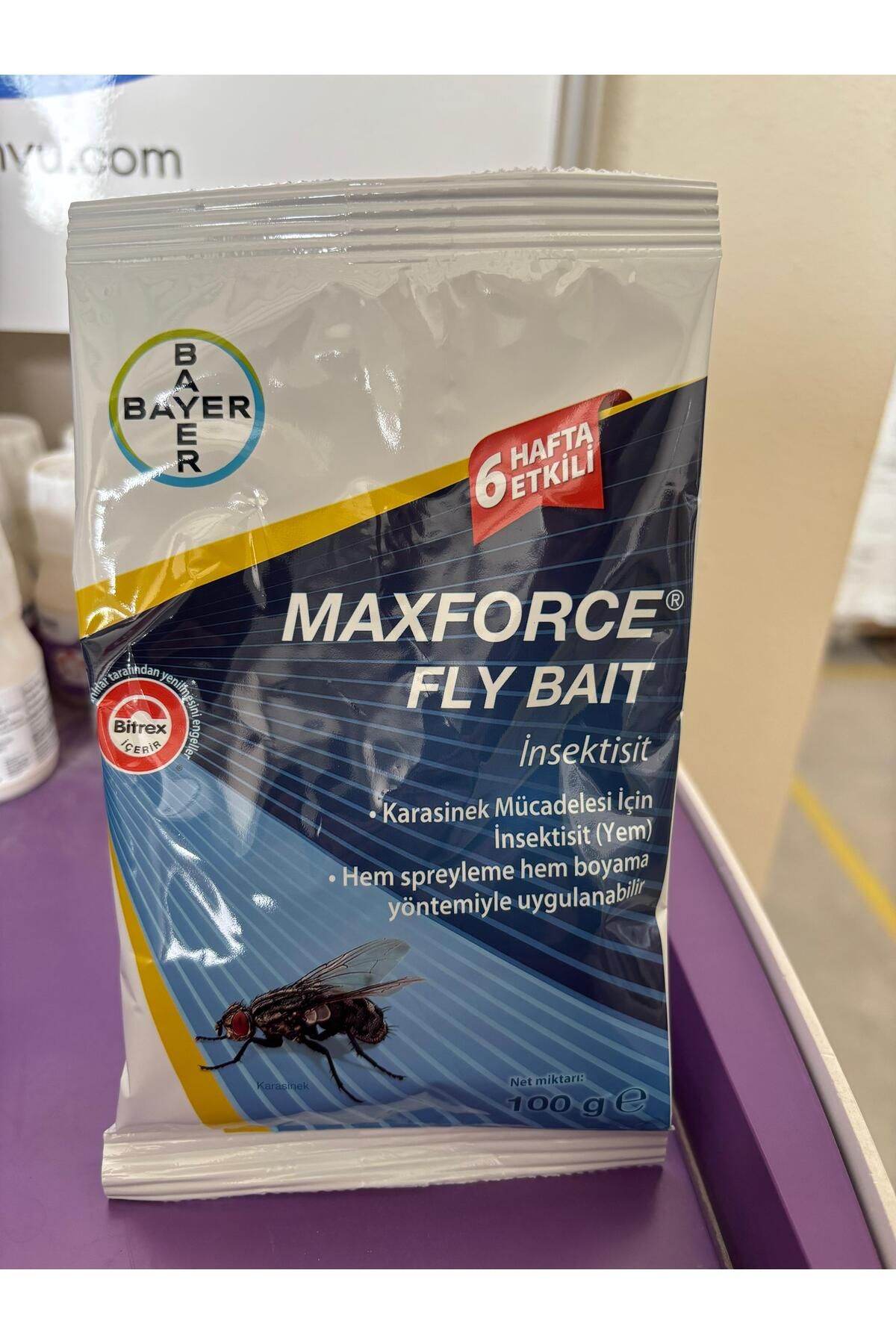 Bayer MMaxforce Fly Bait 100g x 3’lü Set | Orijinal Bayer Karasinek İlacı | Hızlı Etki – Geniş Alan Koruma