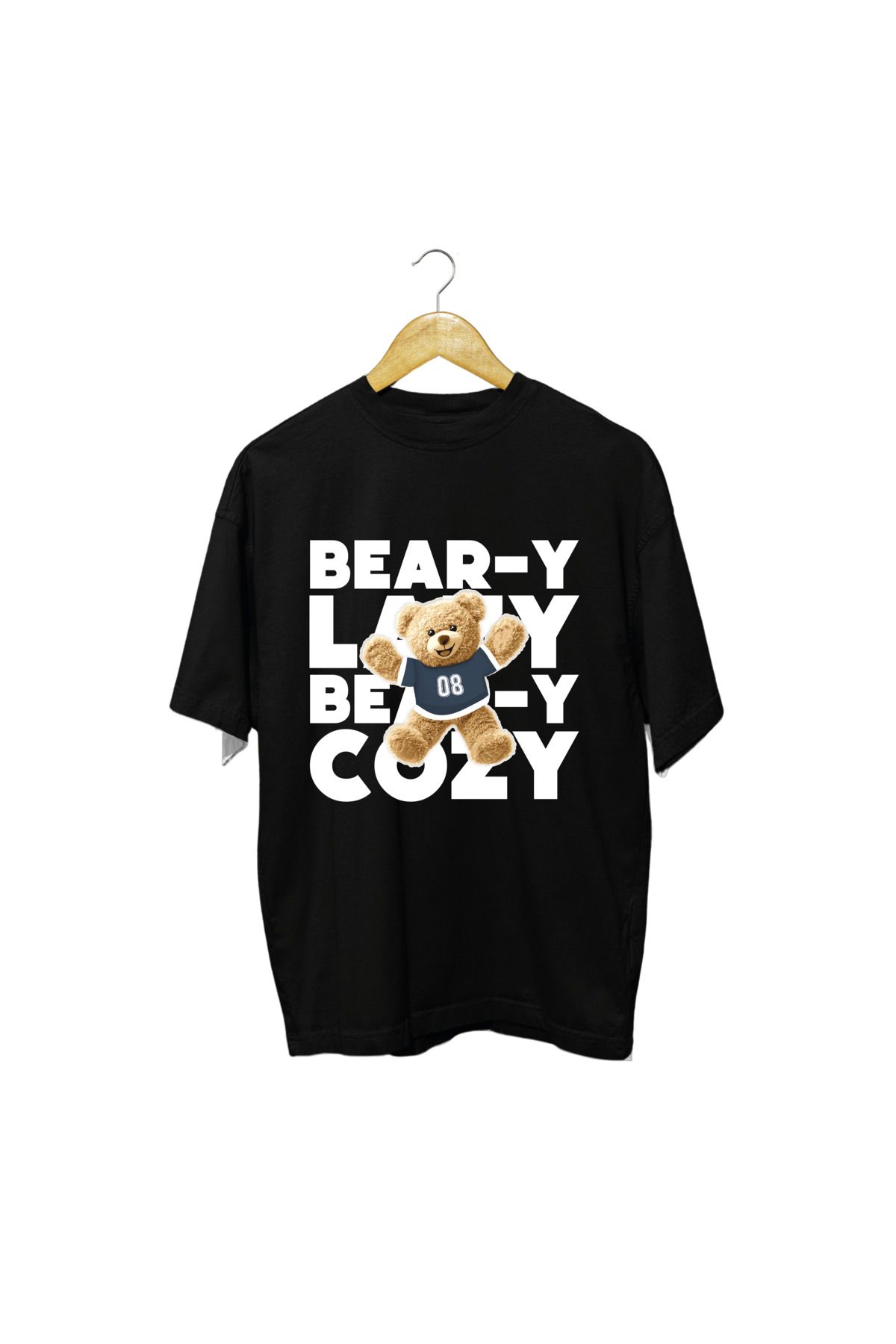 ick artwear TEDDY 08 BASKILI ULTRA COMFORT OVERSIZE TSHIRT – 30/1 SÜPREM PENYE