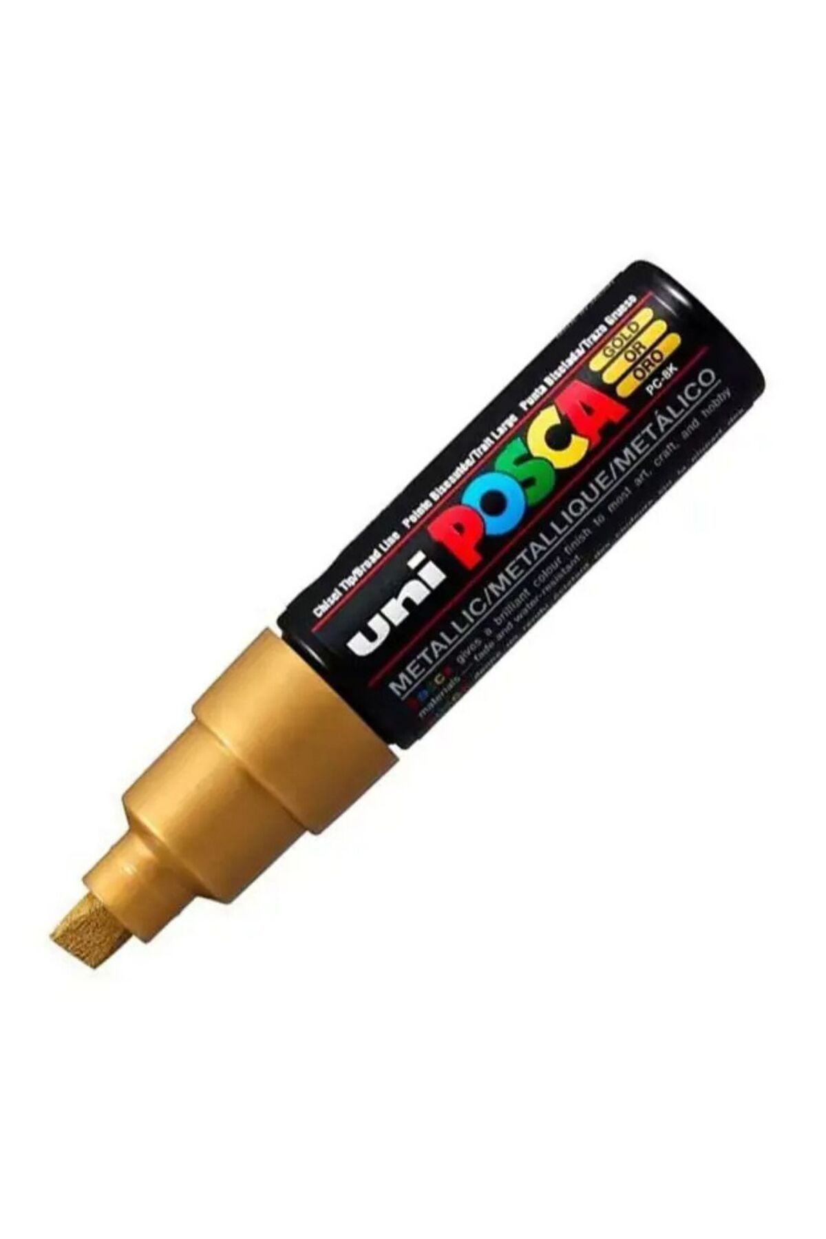 Uni Posca Posca Akrilik Marker Metalik Altın