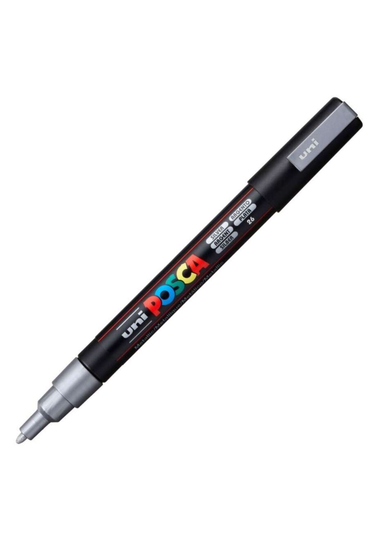 Uni Posca Posca Akrilik Marker Metalik Gümüş