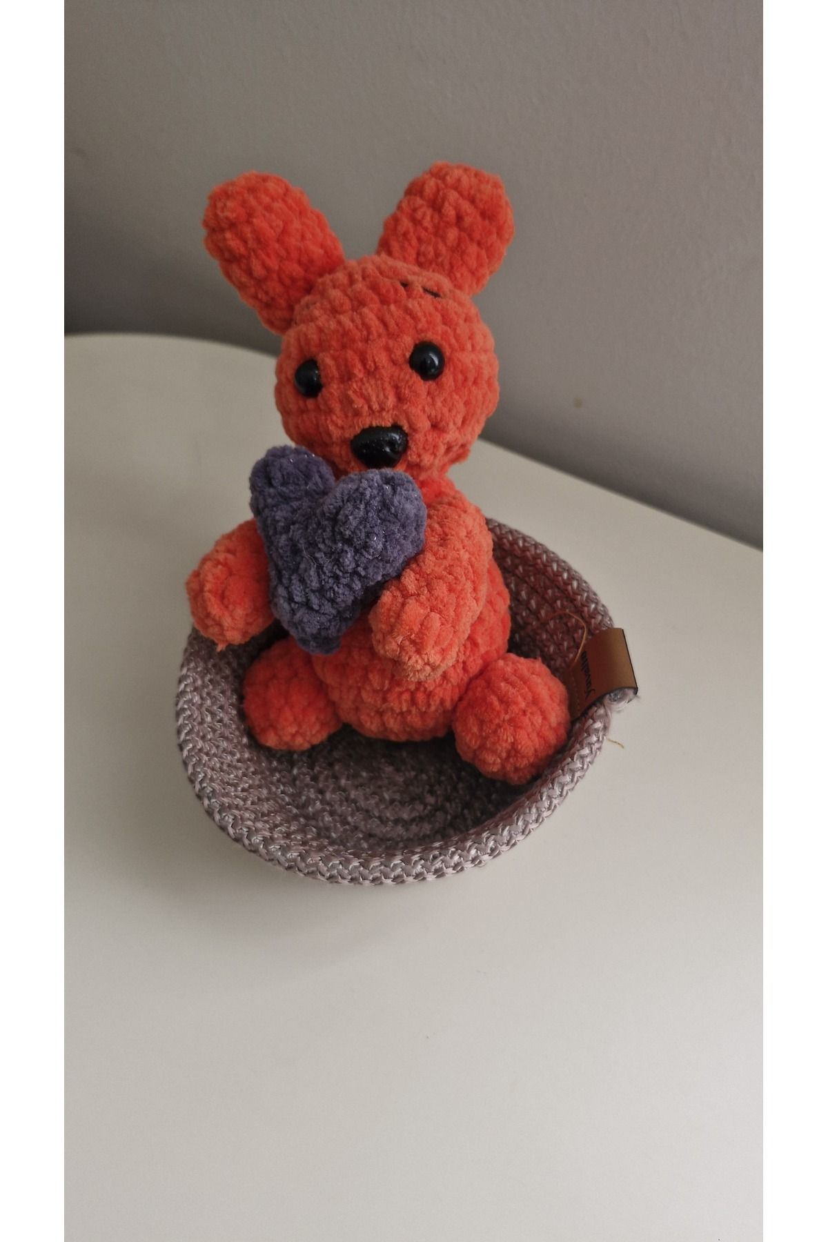 MiLio Store MiLio Amigurumi Tavşan Bebek – El Örgüsü Oyuncak, Doğal ve Güvenli