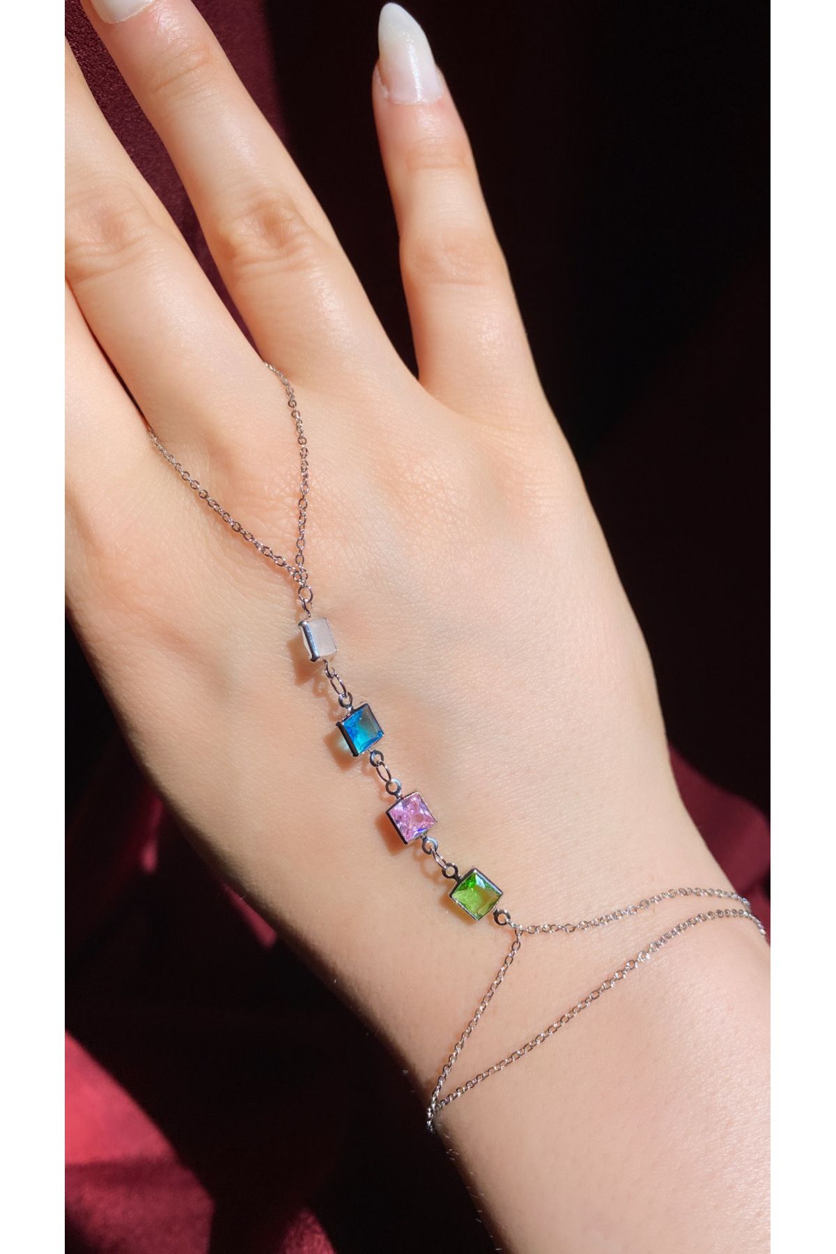Gök Accessories ✨ Şahmeran Silver Renk Çelik Bileklik - Mistik ve Şık Aksesuar ✨