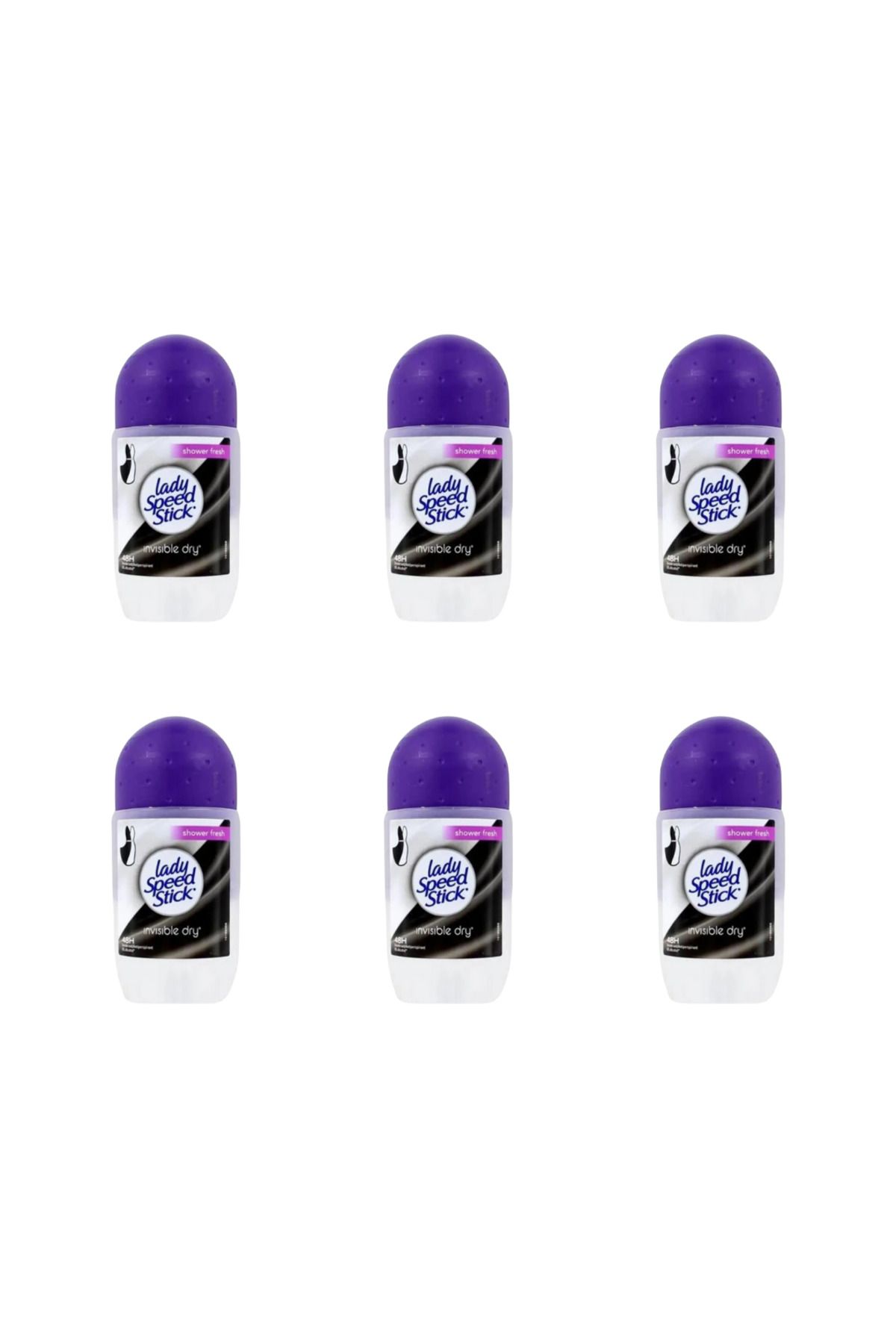Lady Speed Stick Roll On Shower Fresh 50ml*6