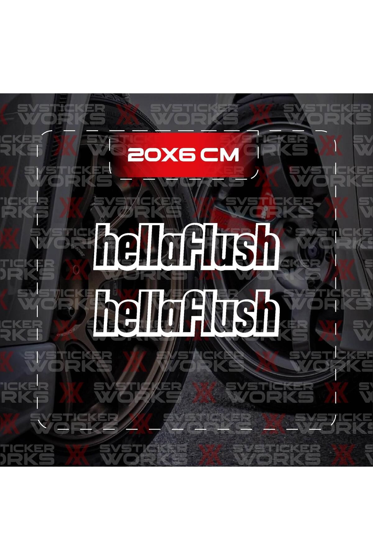 ARONA Hellaflush JDM Sticker Araba Laptop Motosiklet Sticker Yapışkanlı Folyo