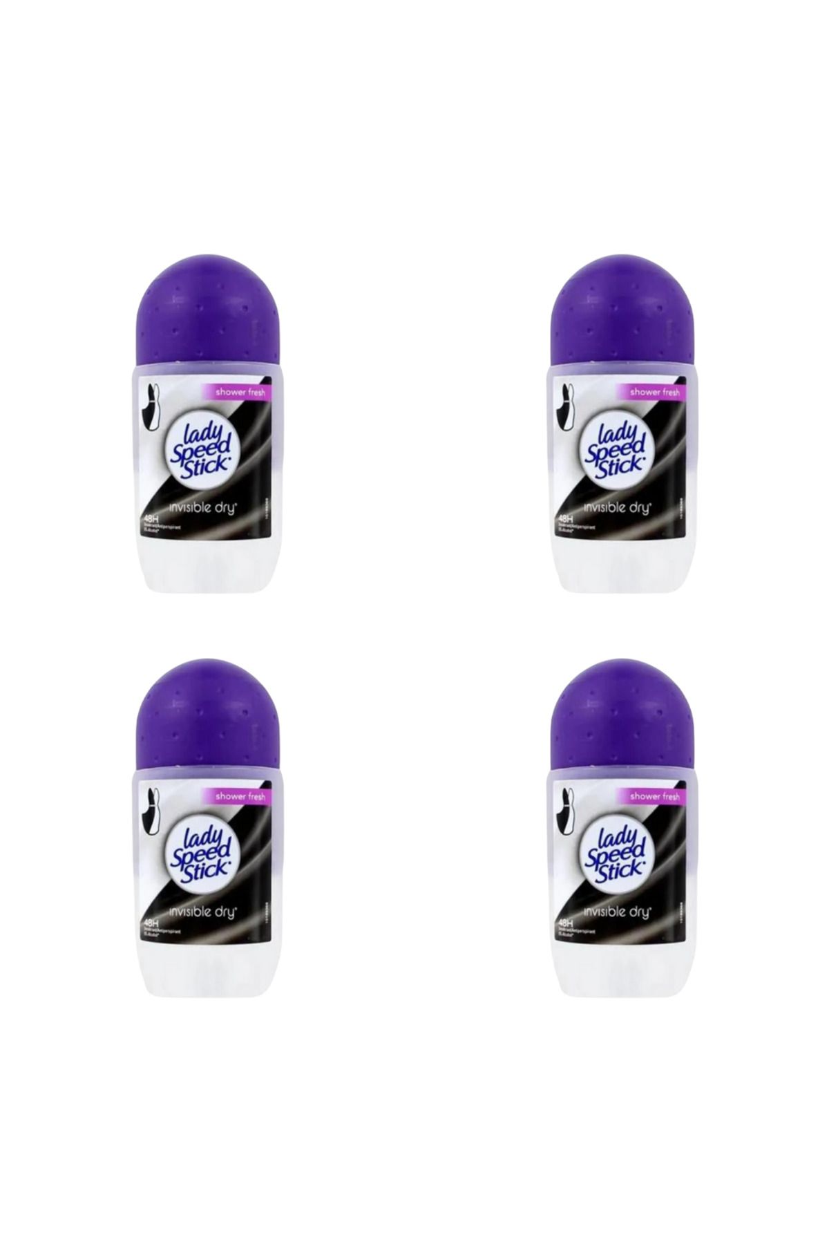 Lady Speed Stick ROLL ON SHOWER FRESH 50ML*4