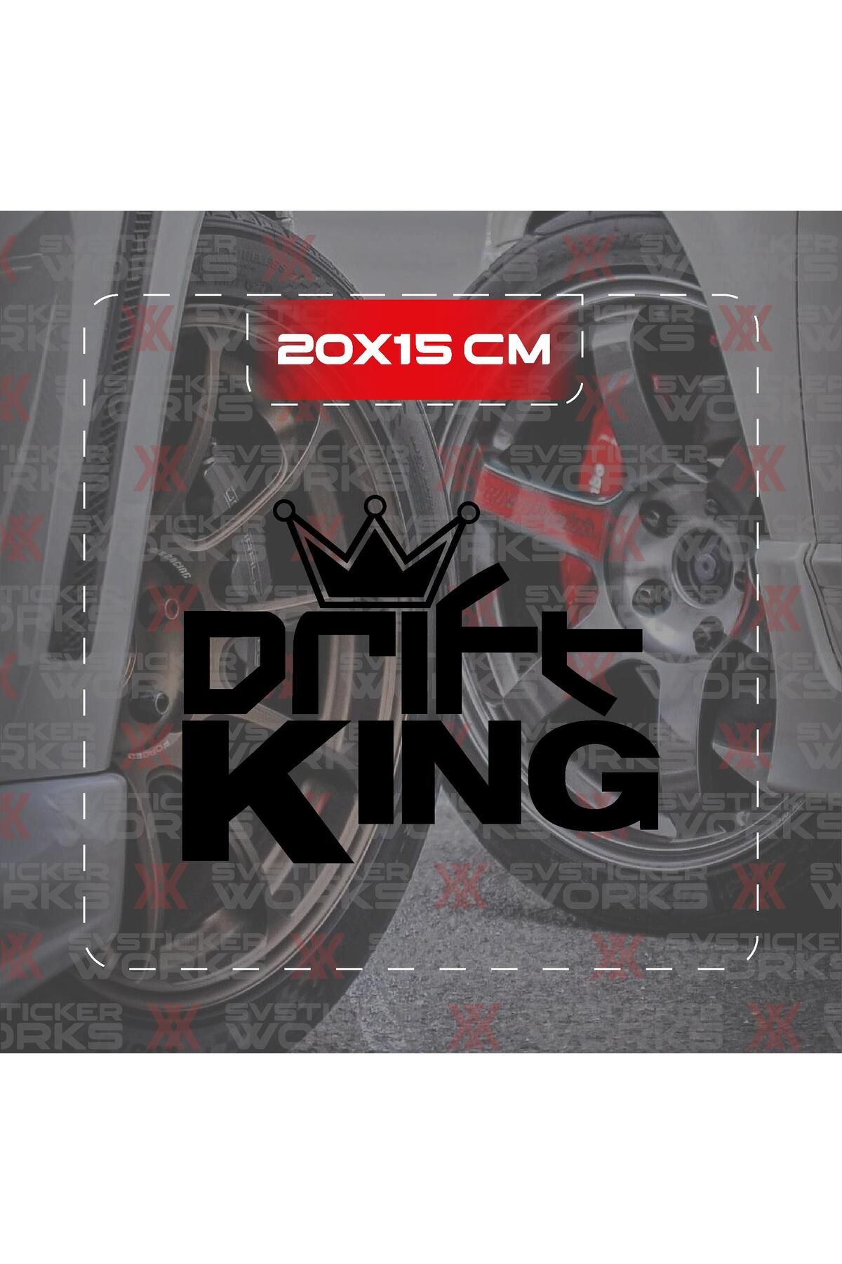 ARONA Drift King JDM Sticker Araba Laptop Motosiklet Sticker Yapışkanlı Folyo