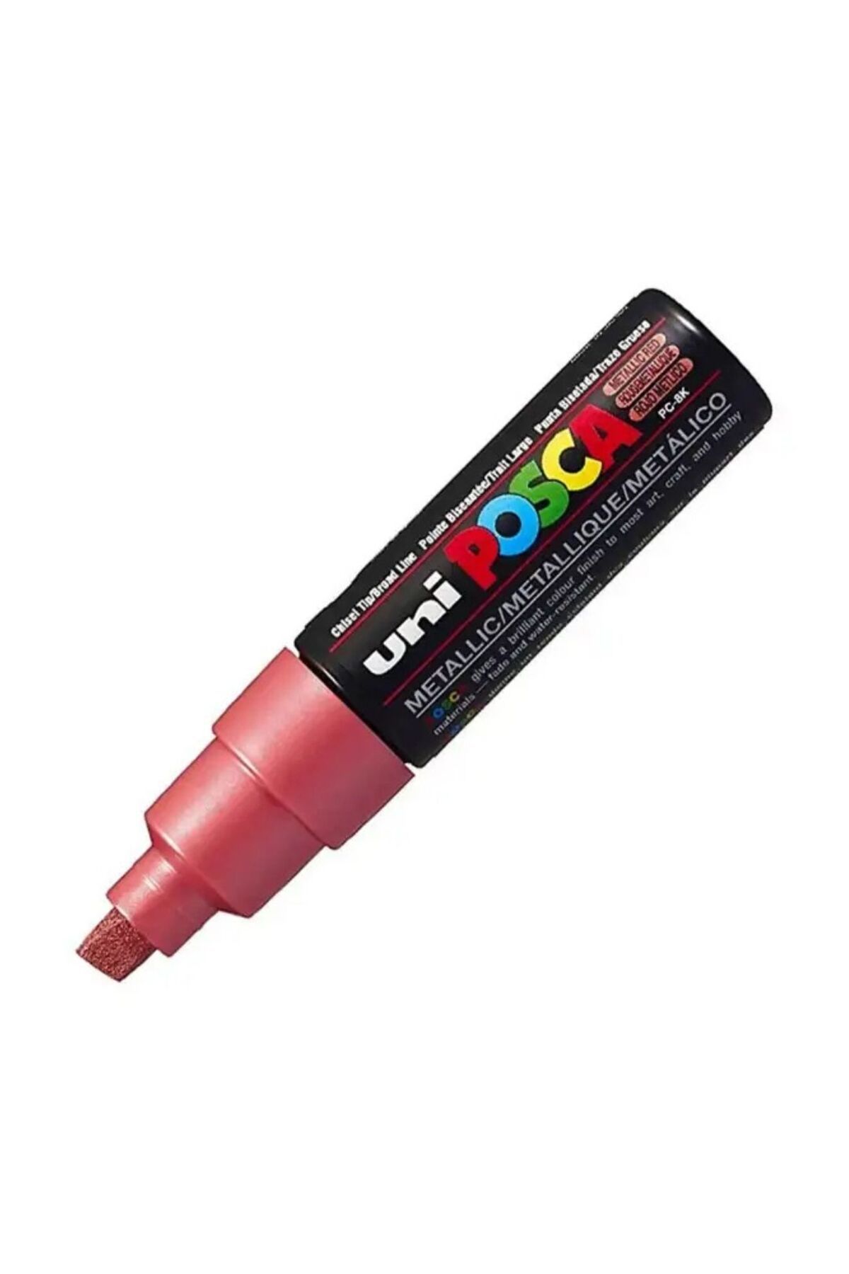 Uni Posca Posca Akrilik Marker Pc-8k (8MM) Metalik Kırmızı