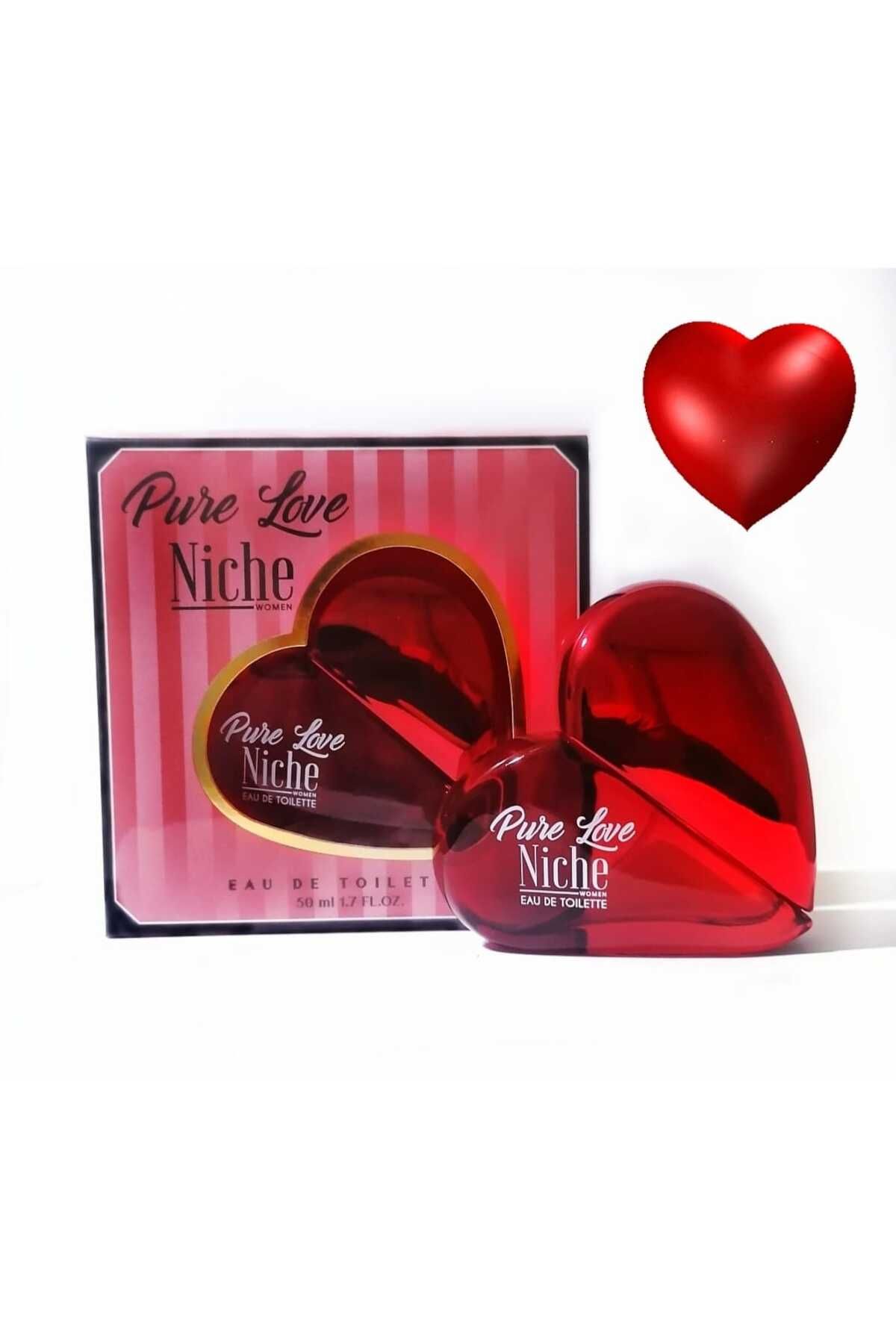 Niche pure love Kadın kalpli Parfüm Edt 50 Ml