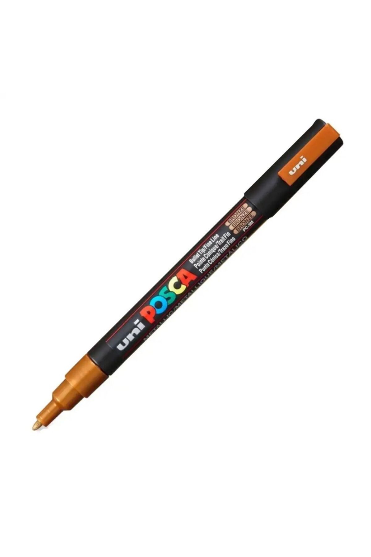 Uni Posca Posca Akrilik Marker Pc-3m (0.9-1.3MM) Metalik Bronz