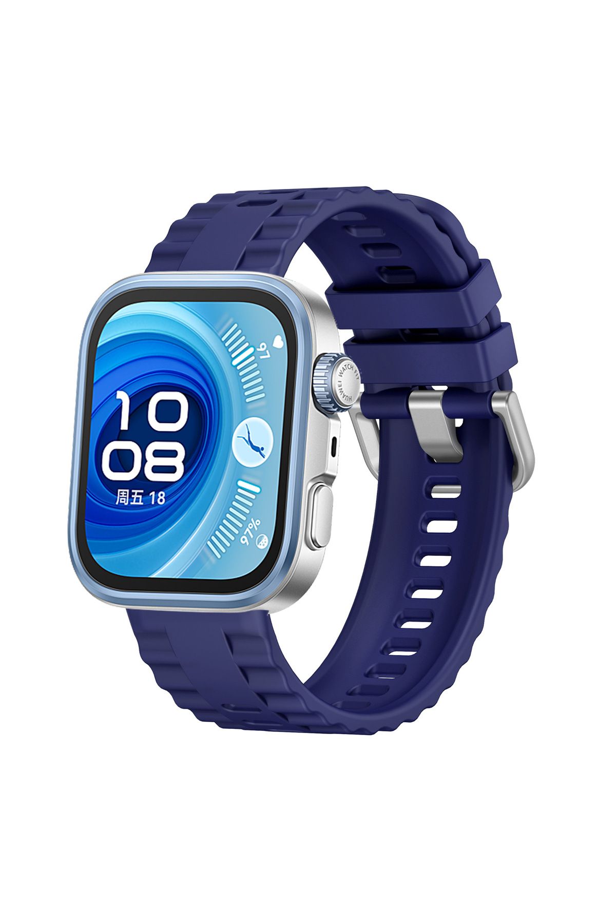 MMPSHOP Huawei Watch Fit 3 / Fit 4 / Fit 4 Pro Uyumlu Silikon Akıllı Saat Kordon