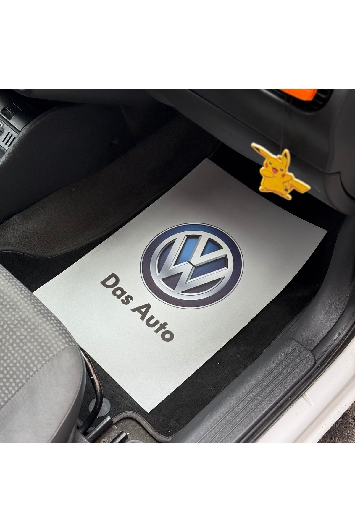 Korkmaz Oto Market & Aksesuar 50 Adet VW DAS AUTO Dekor Paspas Kağıdı Suya Dayanıklı A Kalite