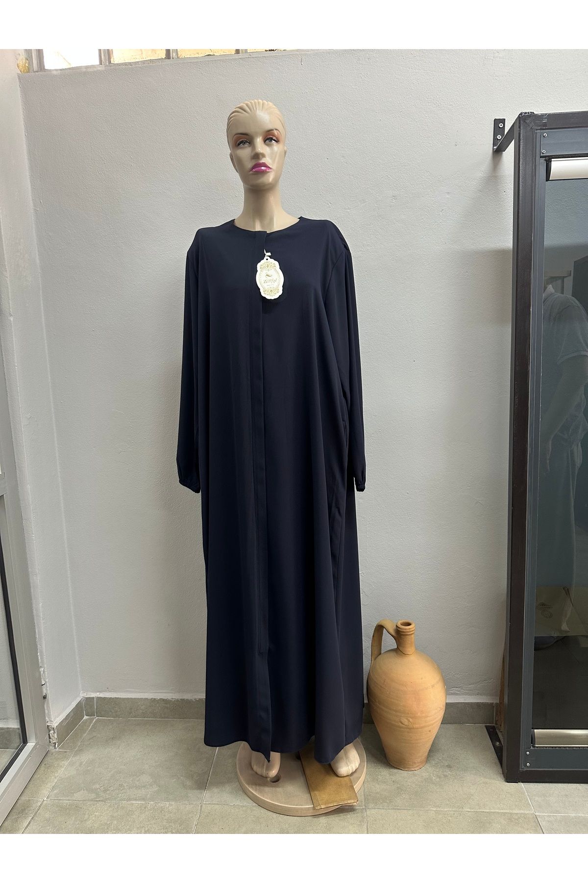 Zülal Mevsimlik Medine Kumaş Feraca, (65*2=130 cm. Göğüs/ Boy 148 ölçü YOK.