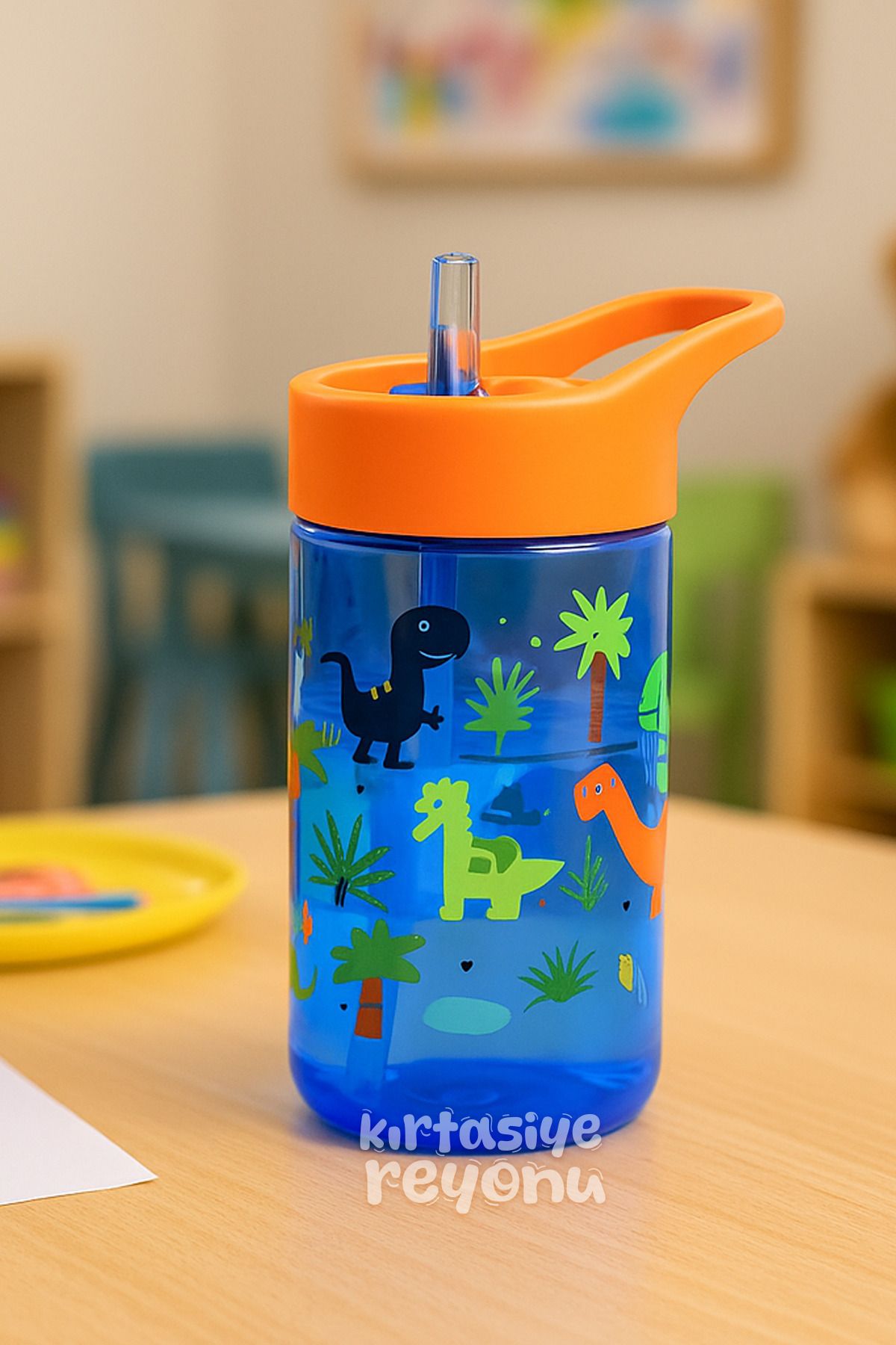 Kids Like 430 ML PİPETLİ ERKEK MODEL MATARA