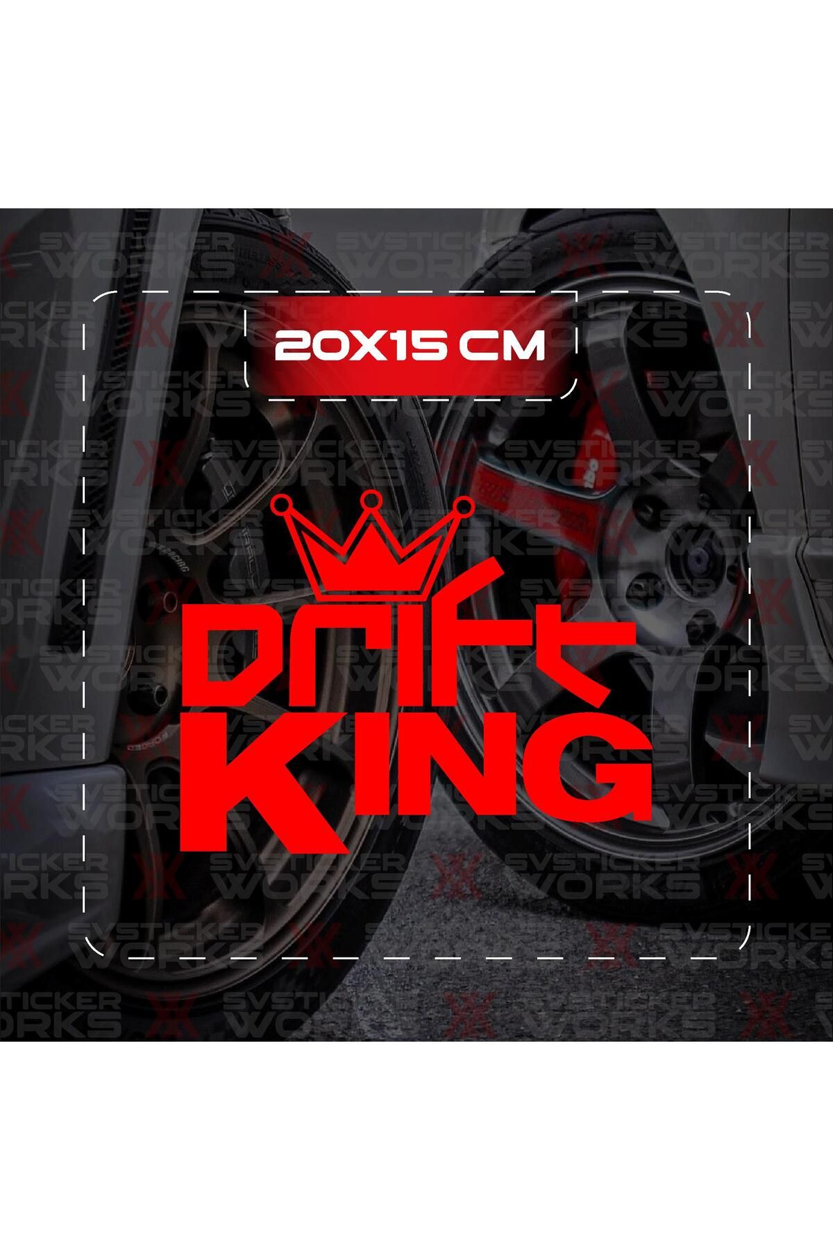 ARONA Drift King JDM Sticker Araba Laptop Motosiklet Sticker Yapışkanlı Folyo