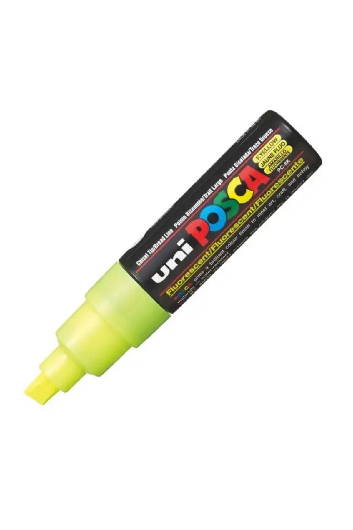 Uni Posca Posca Akrilik Marker Pc-8k (8MM) Fosforlu Sarı