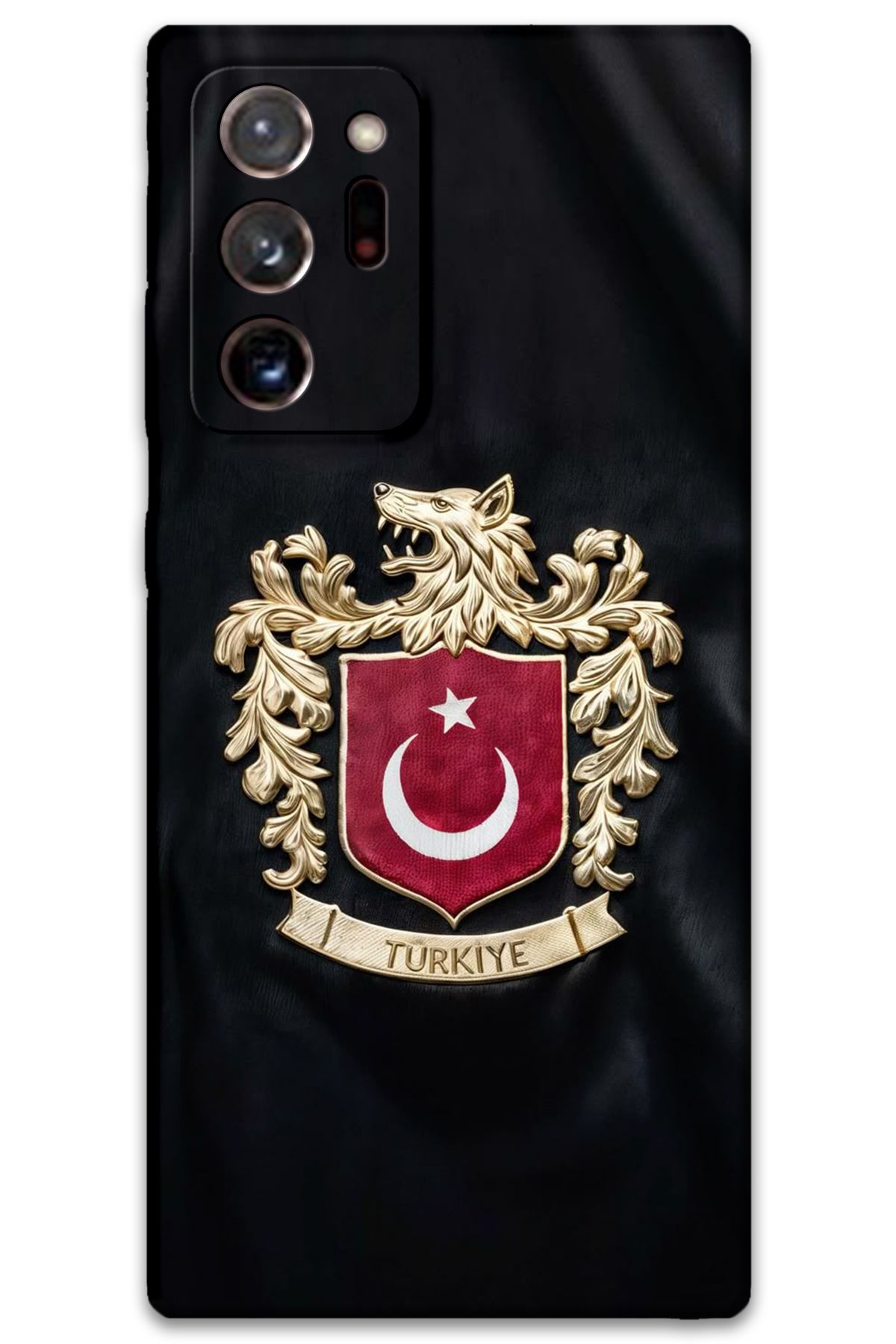 Gramaphone Galaxy Note 20 Ultra Uyumlu Türk Desenli Telefon Kılıfı + Ekran Koruyucu - 5855