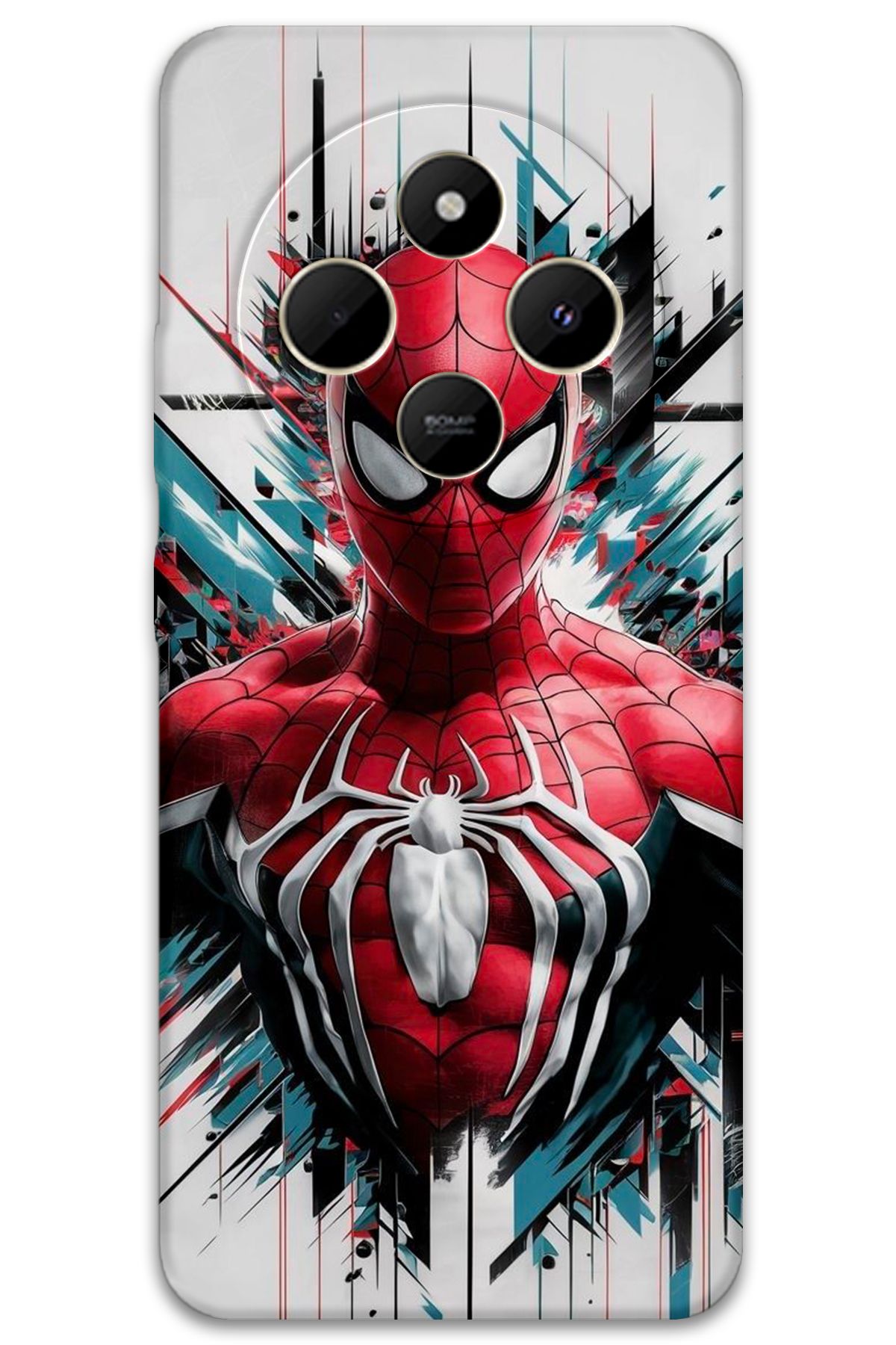 Gramaphone Xiaomi Redmi 14c Uyumlu Spiderman Desenli Telefon Kılıfı + Ekran Koruyucu - 5831