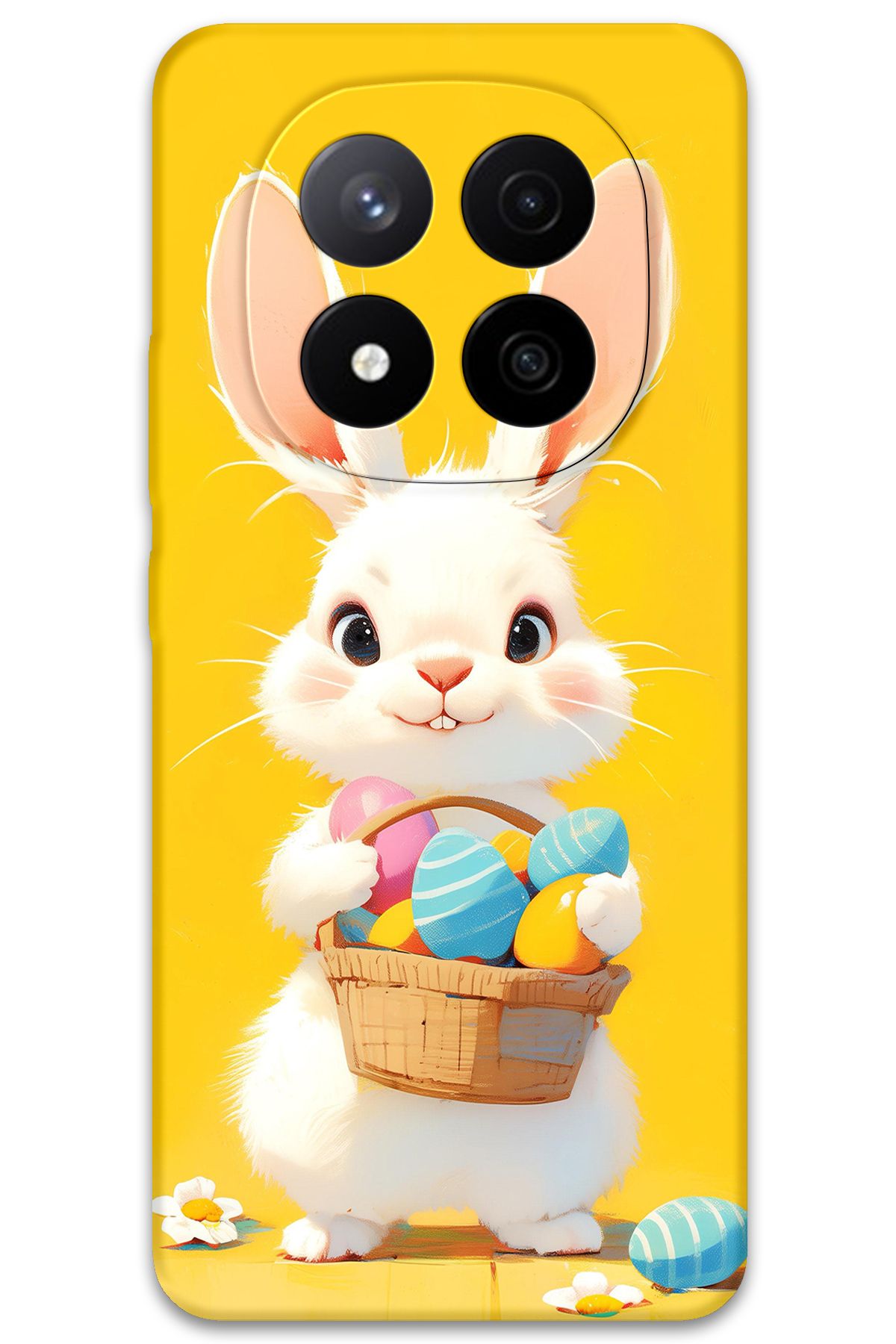 Gramaphone Xiaomi Redmi Note 14 Pro Plus Uyumlu Tavşan Desenli Telefon Kılıfı + Ekran Koruyucu - 5806