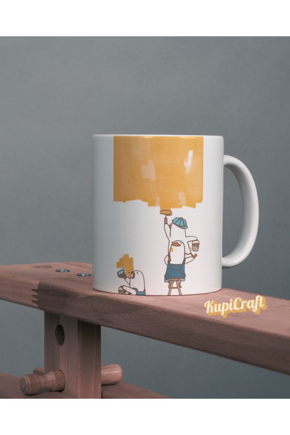 SEKASTYLE KupiCraft Kişiye Özel Tasarım Kupa Bardak,İsimli,Komik,Karikatürlü,Logolu