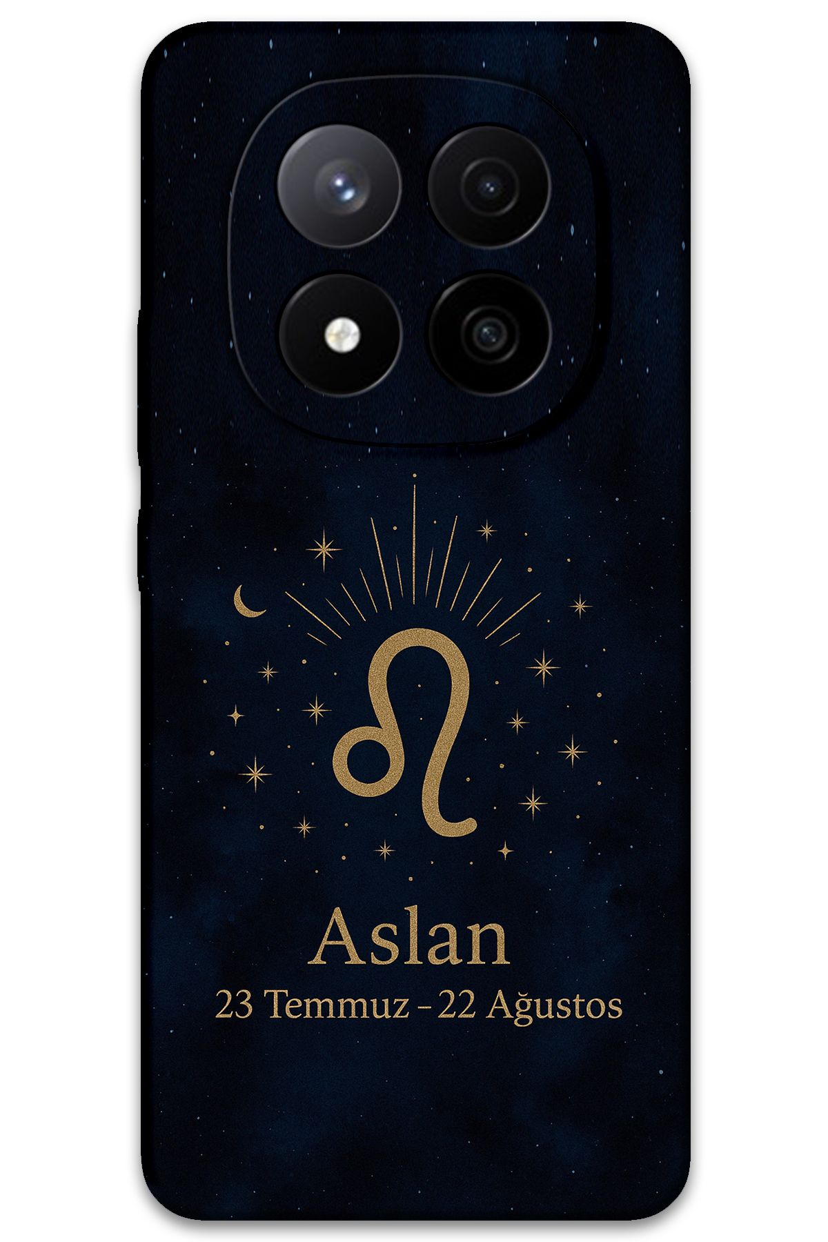 Gramaphone Xiaomi Redmi Note 14 Pro Plus Uyumlu Aslan Burcu Desenli Telefon Kılıfı + Ekran Koruyucu - 5772
