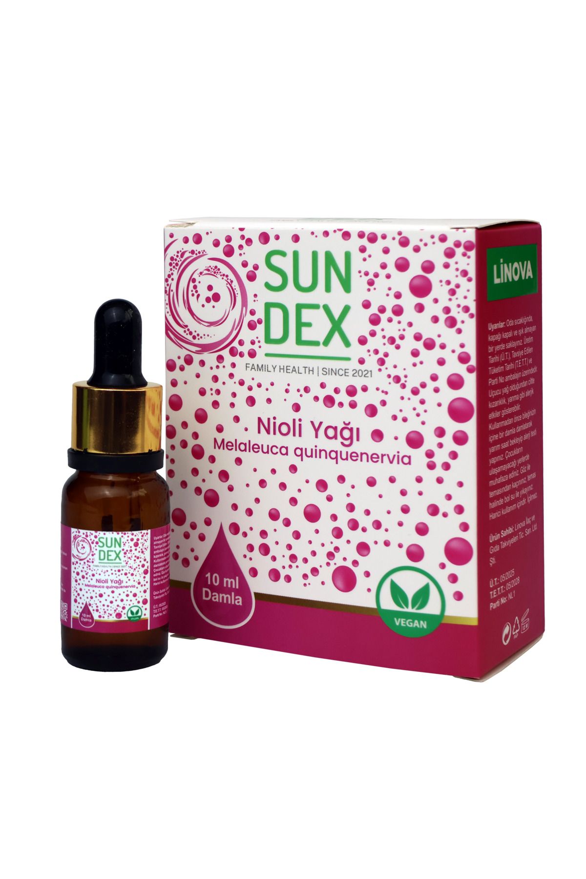 Sun Dex Family Health Since 2021 Nioli Yağı %100 Saf 10 ml