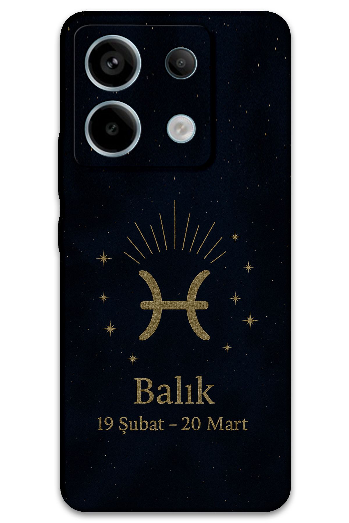 Gramaphone Xiaomi Redmi Note 13 Pro 4G Uyumlu Balık Burcu Desenli Telefon Kılıfı + Ekran Koruyucu - 5779
