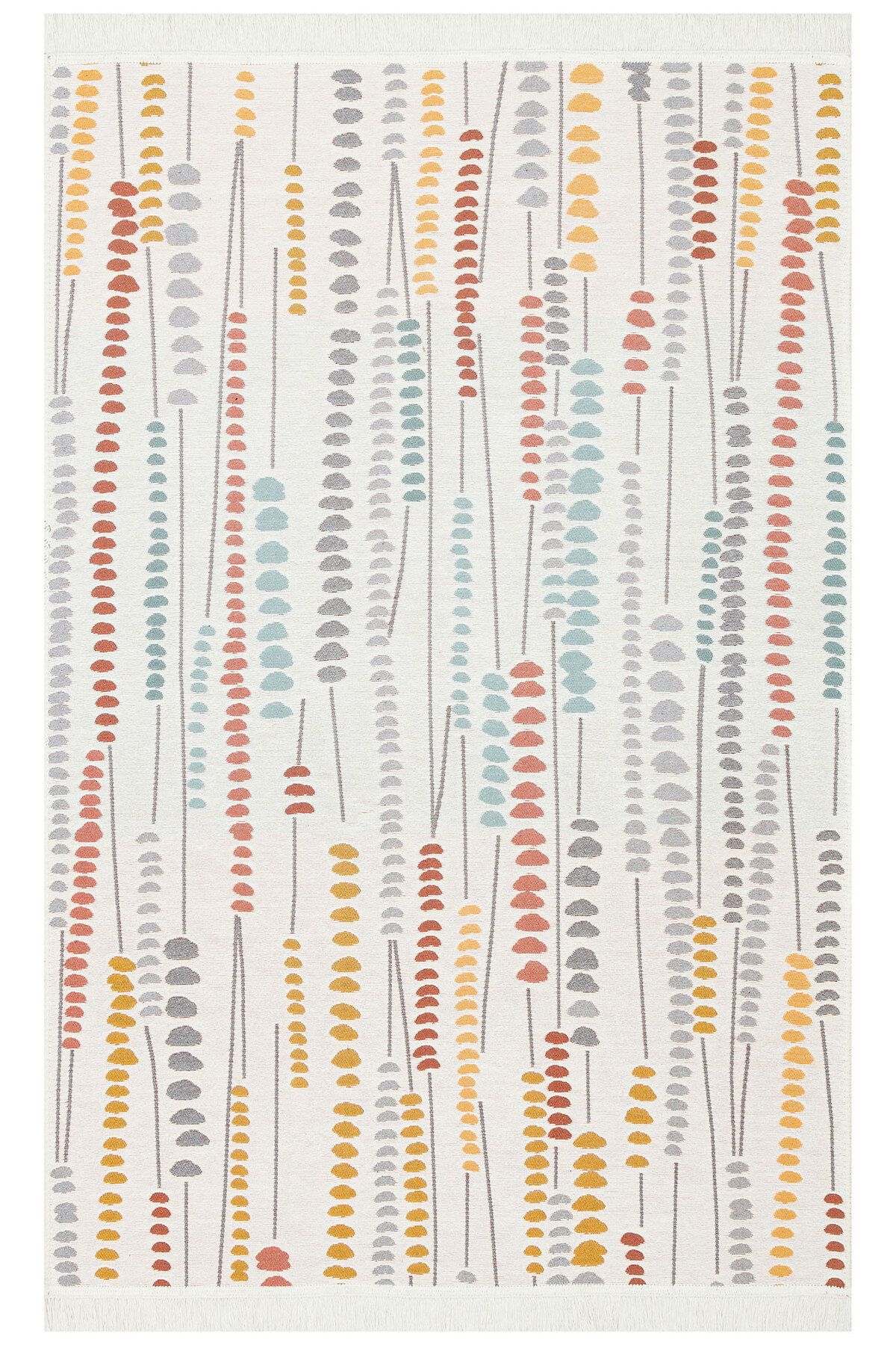 Eko Halı MAYER HALI ARYA 34 MULTY Yıkanabilir Çift Taraflı Modern Desenli Dokuma Kilim