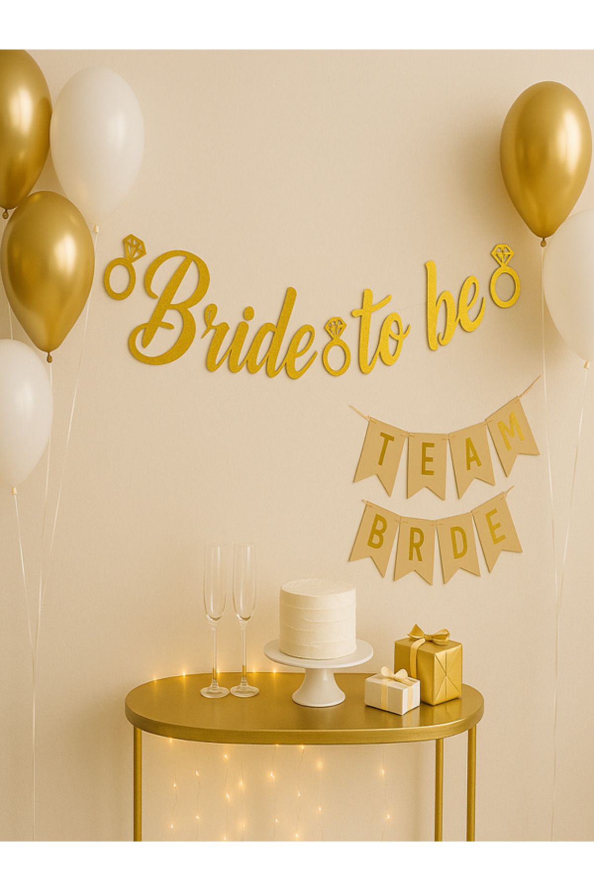 SmyrnaDesing Bride To Be Partisi Yazısı Kaligrafi Bekarlığa Veda Partisi