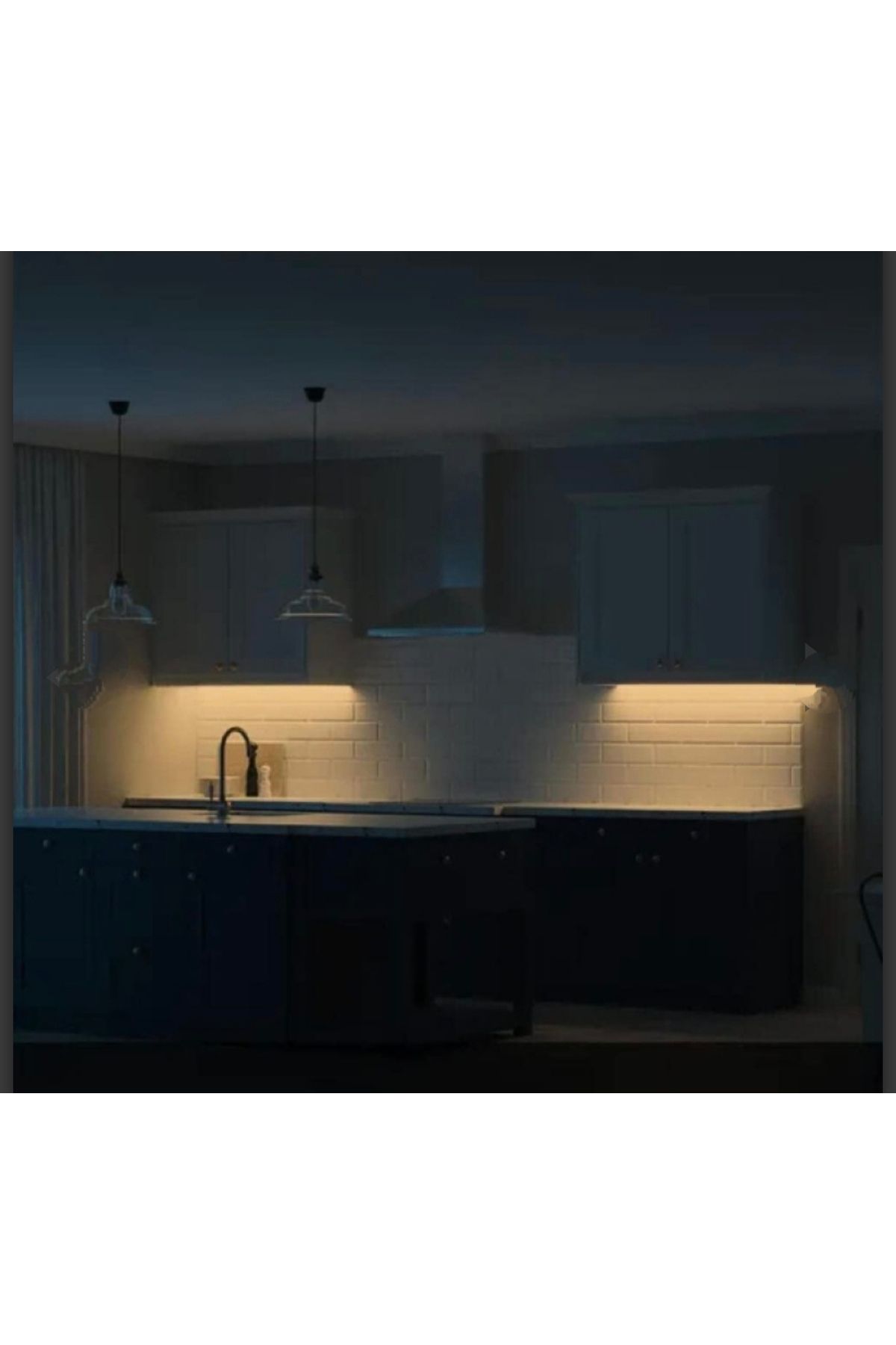 EFEGE HOME Sensörlü Şarjlı Mıknatıslı Uzun LED Işık