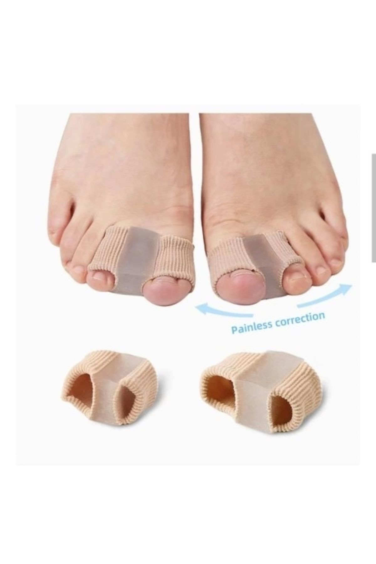 ETT Baş Parmak Silikon Bunyon Eğik Ayak Parmaklarını Düzeltmeye Yardımcı
