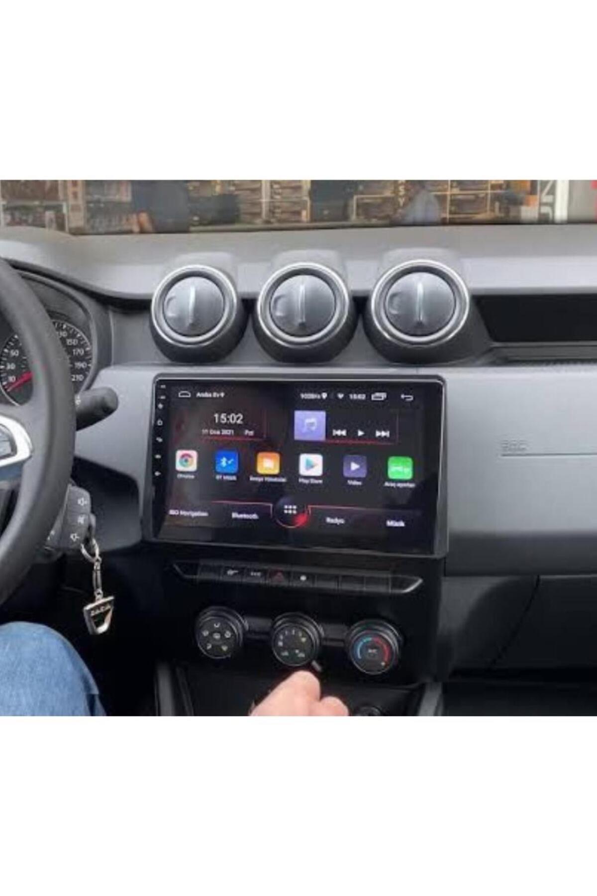 smartgo Dacia Duster Android GPS Carplay 6+64 GB Kamera + Çerçeve Seti ...