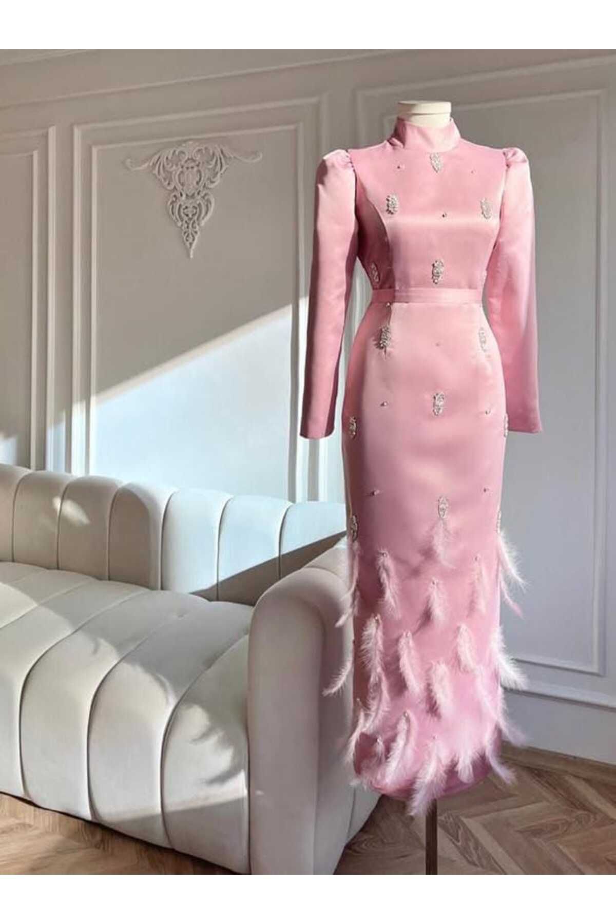 EMİLİA HELENA Taşlı Tesettür Abiye